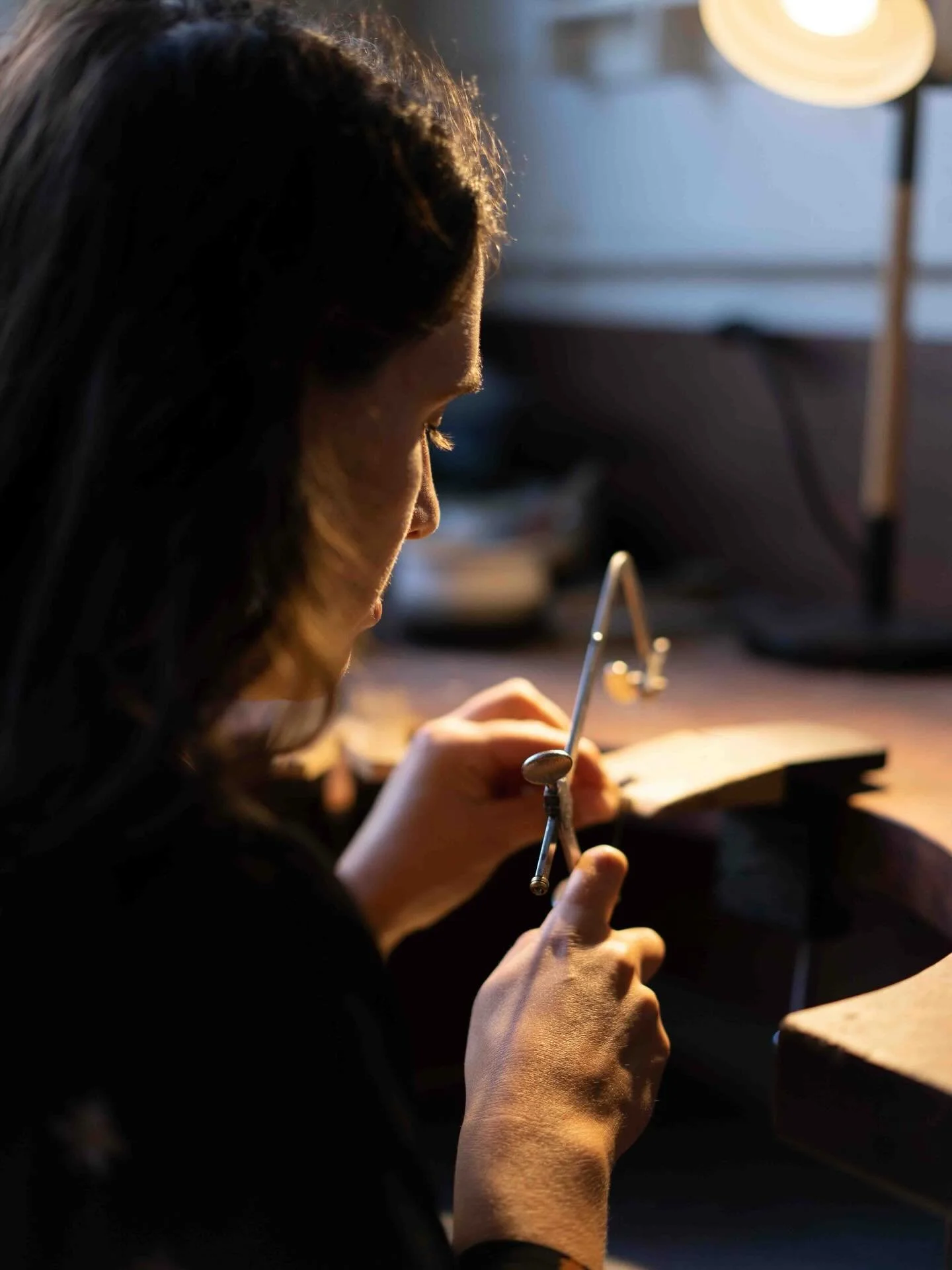 The studio - Booking a studio visit is simply an invitation to slow down and explore. Come try on pieces, see the details up close and ask questions in a relaxed, welcoming space. There&rsquo;s no expectation to purchase - just time to connect with t