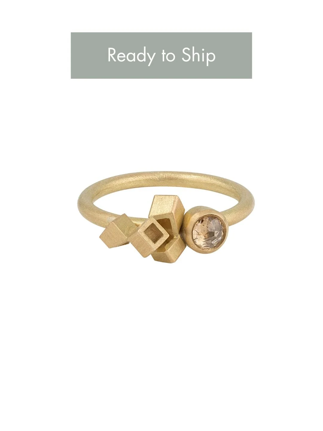 Cognac Diamond Rose - Engagement Ring