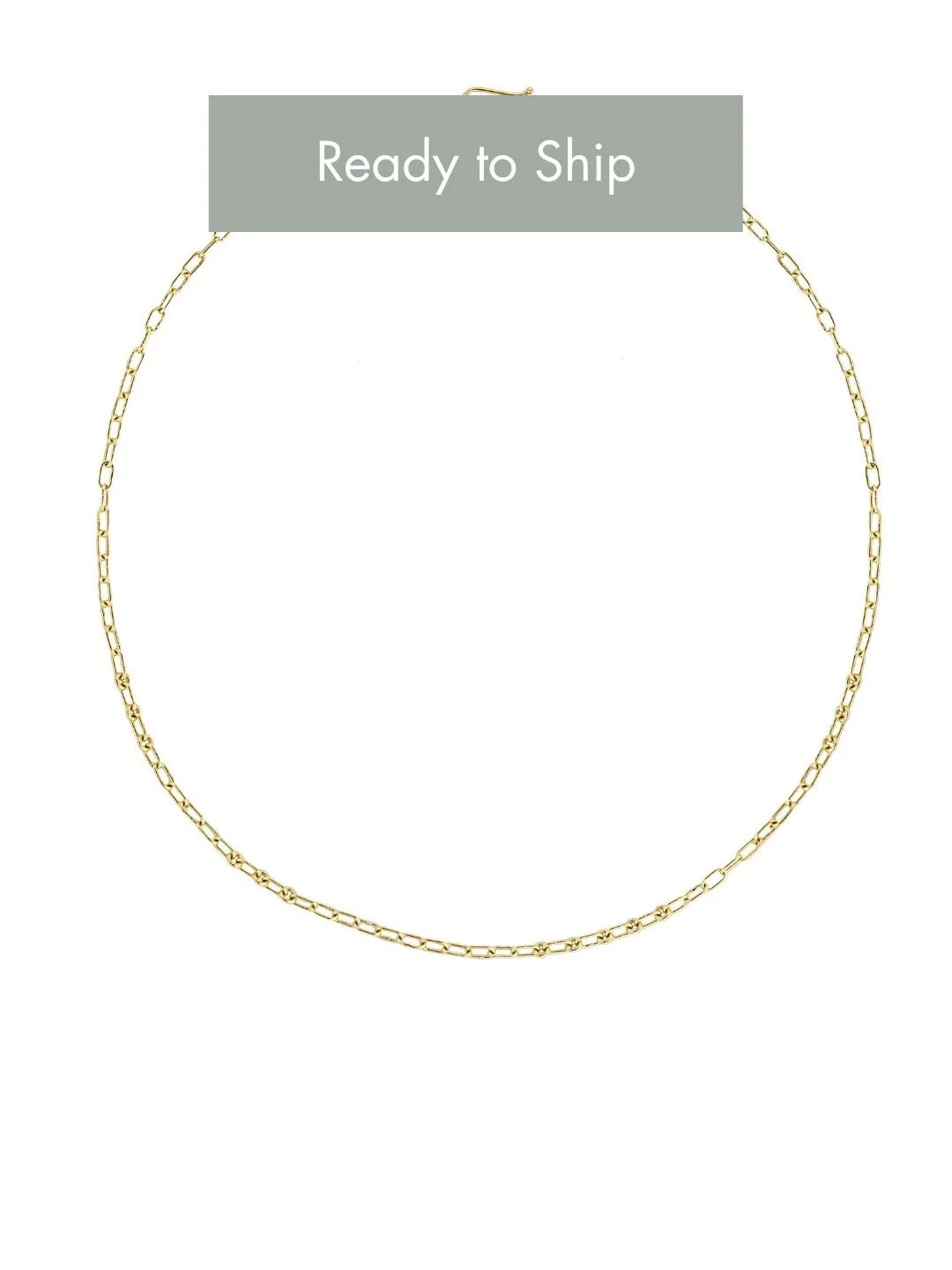 Handmade gold chain