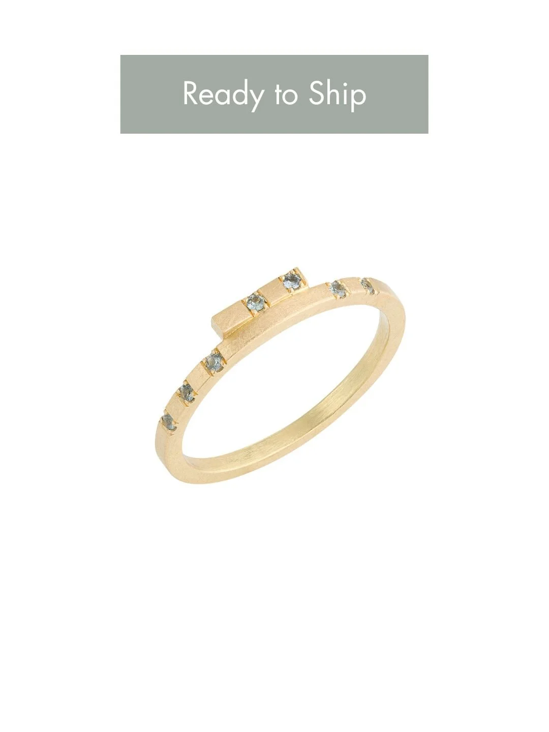 Sapphire Eternity Ring - LATITUDE BAR RING