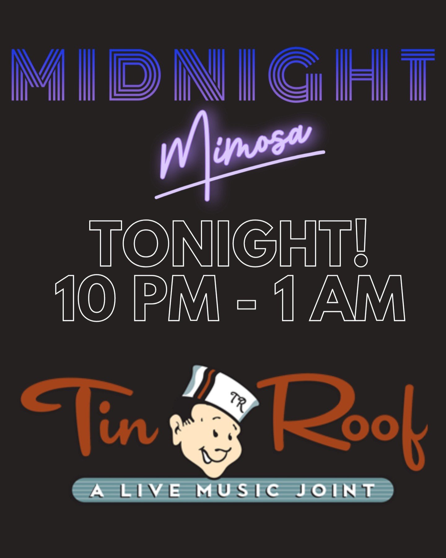 Baltimore! We are back at @tinroofbaltimore TONIGHT bringing the good vibes. Can't wait! 🙌
