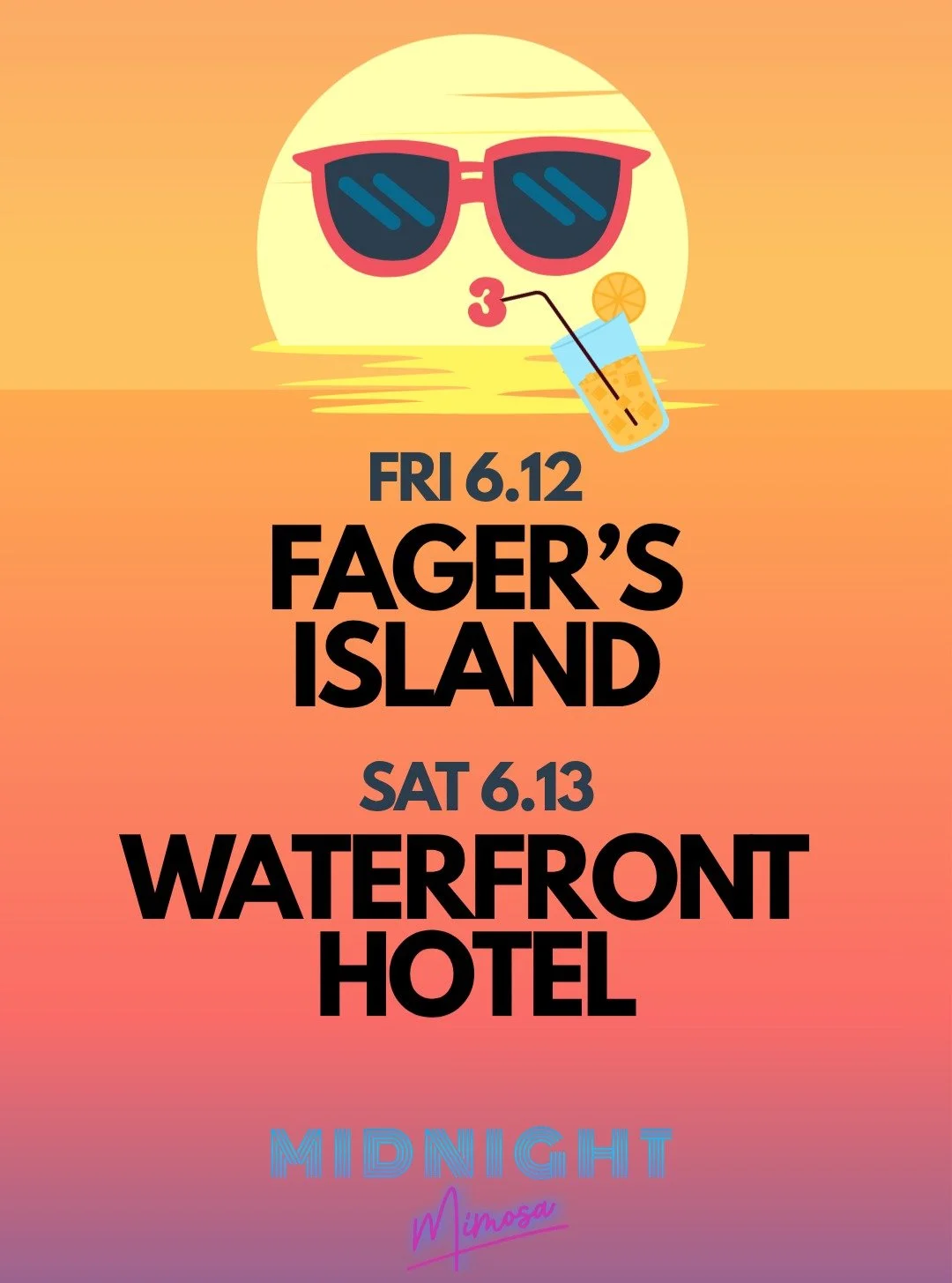 BACK 2 BACK SUMMER SHOWS! @fagersisland on Friday, then @waterfrontfells on Saturday. Let's goooo!