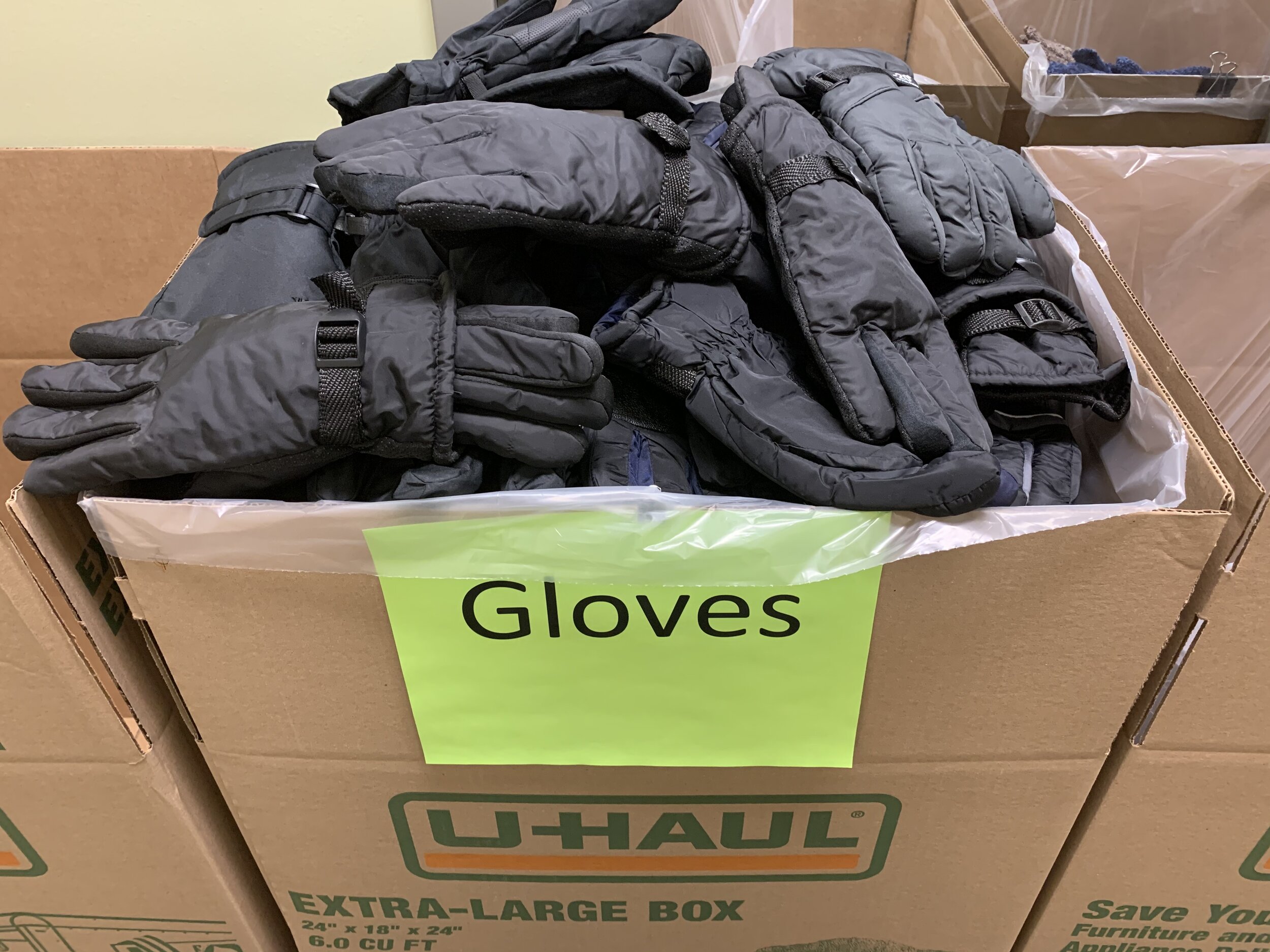  We received some very nice and warm gloves this year! 