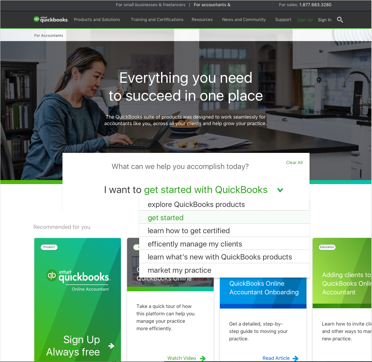 Homepage Website Concept