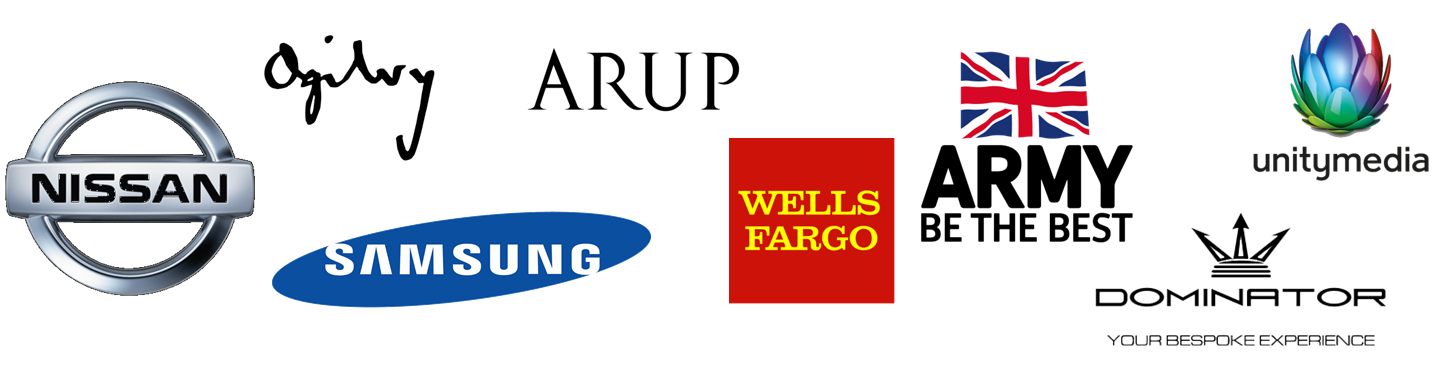 Just a few of our key clients . . . . .
