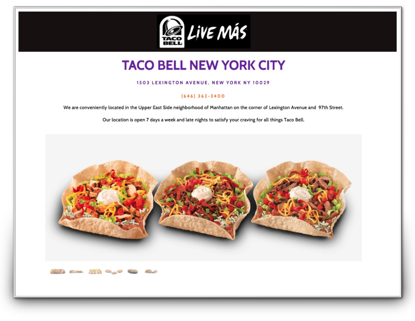 NYC Taco Bell New York City