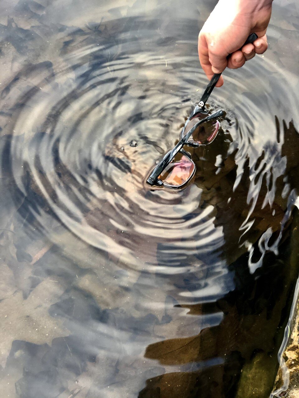 SUNGLASSES IN THE LAKE by Grayson van Raalte