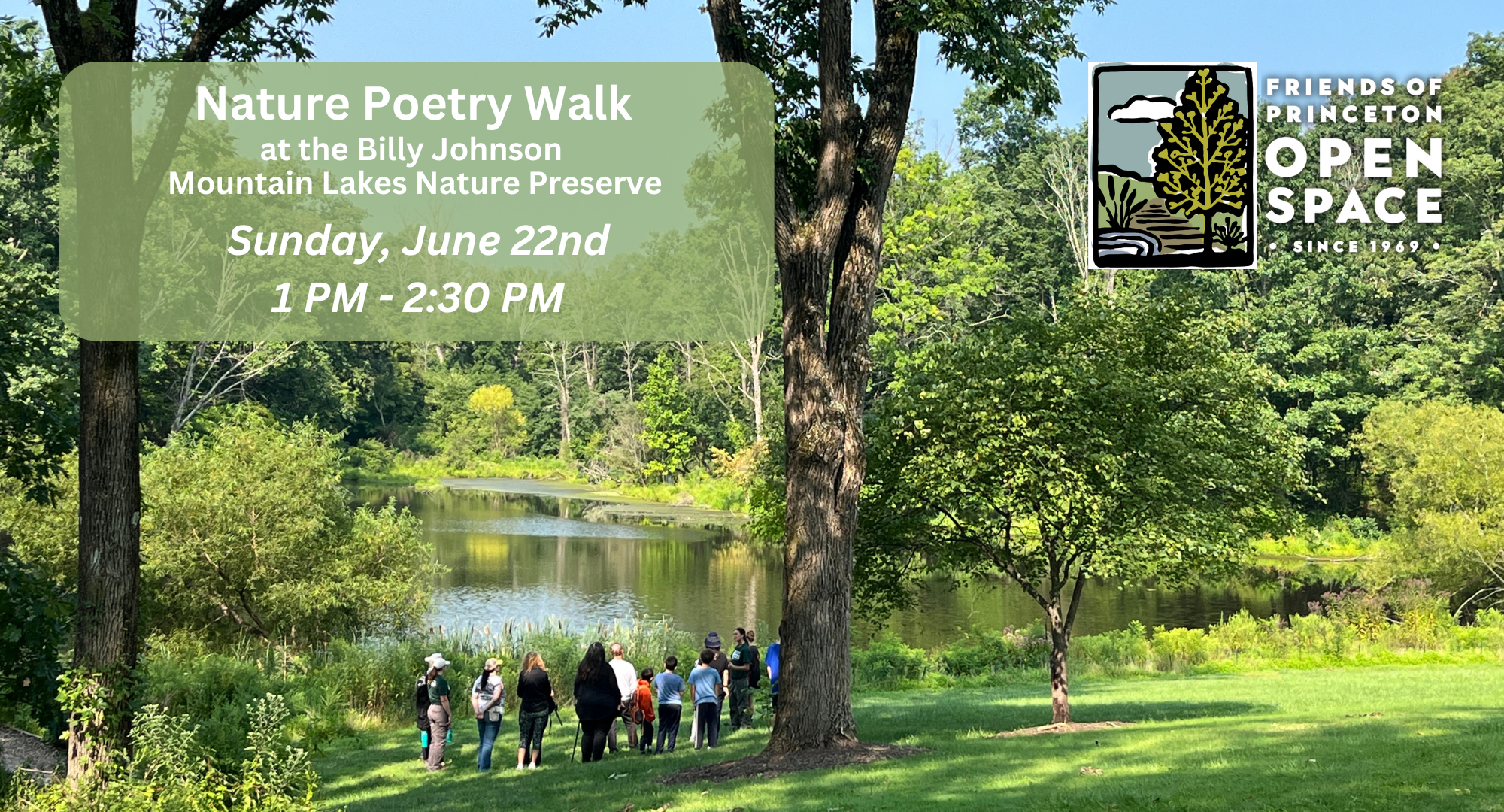 FOPOS Nature Poetry at Mountain Lakes Preserve // 6.22.25