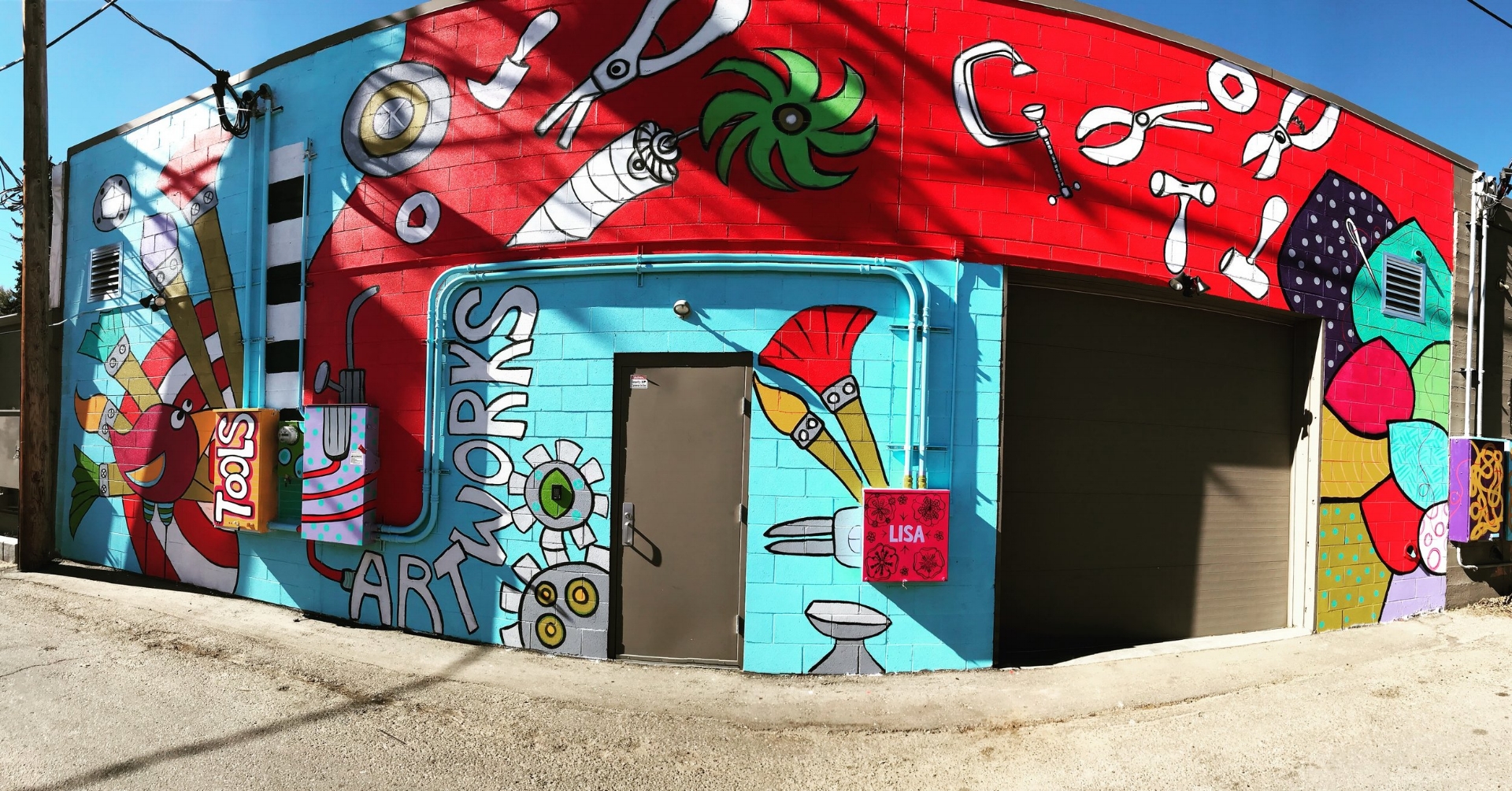 Art Tools Mural, Loveland, Colorado