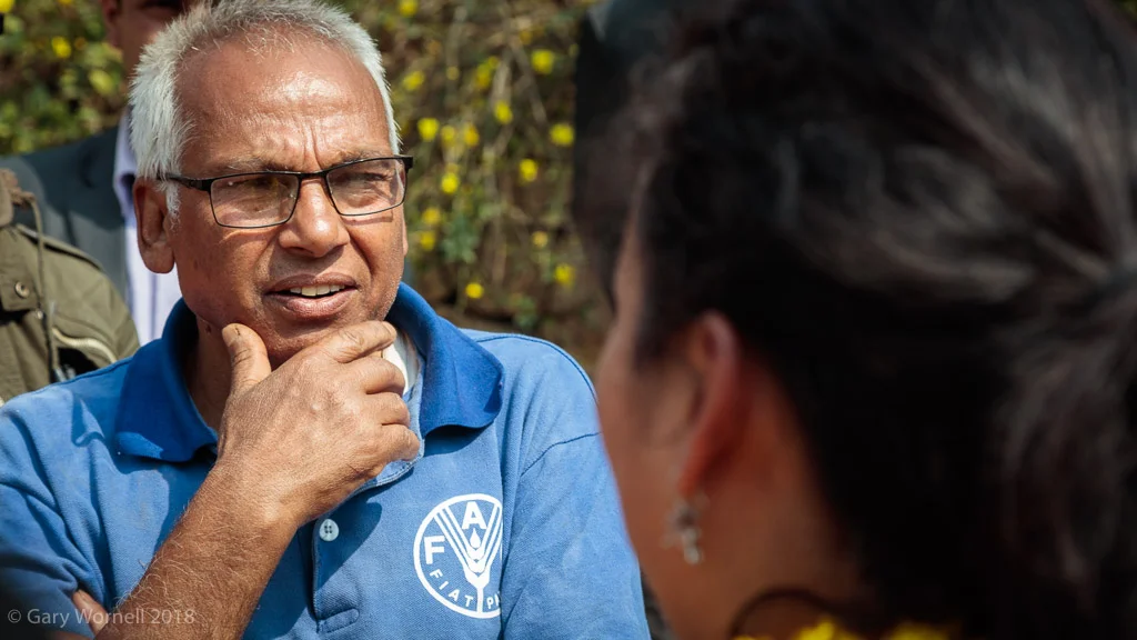 Mr. Thapa talks with Rewati Gurung about the changes that have taken place in this school over the last decade. 