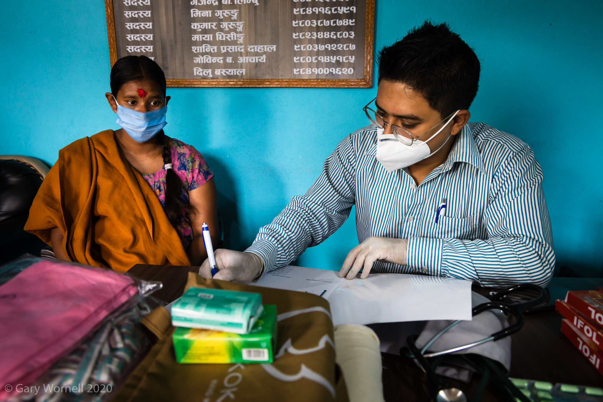  Doctors on Call collaborate with Kokroma with a pre-natal clinic for expectant mothers in the slums of Kathmandu. 