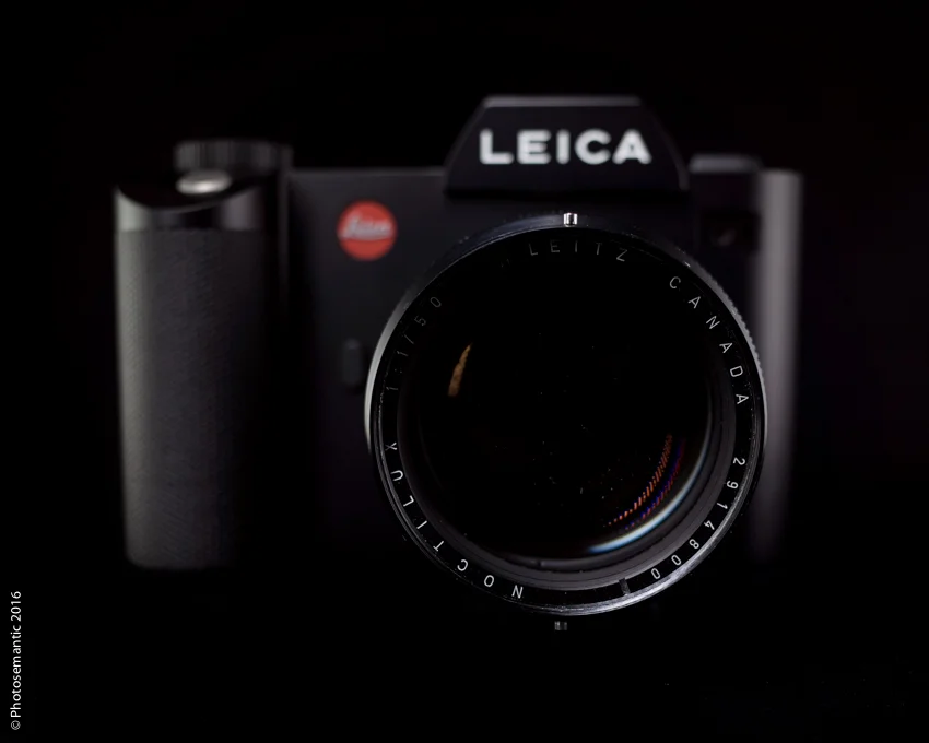 Leica SL (Typ 601) + Leica Noctilux 50mm E58, version 1