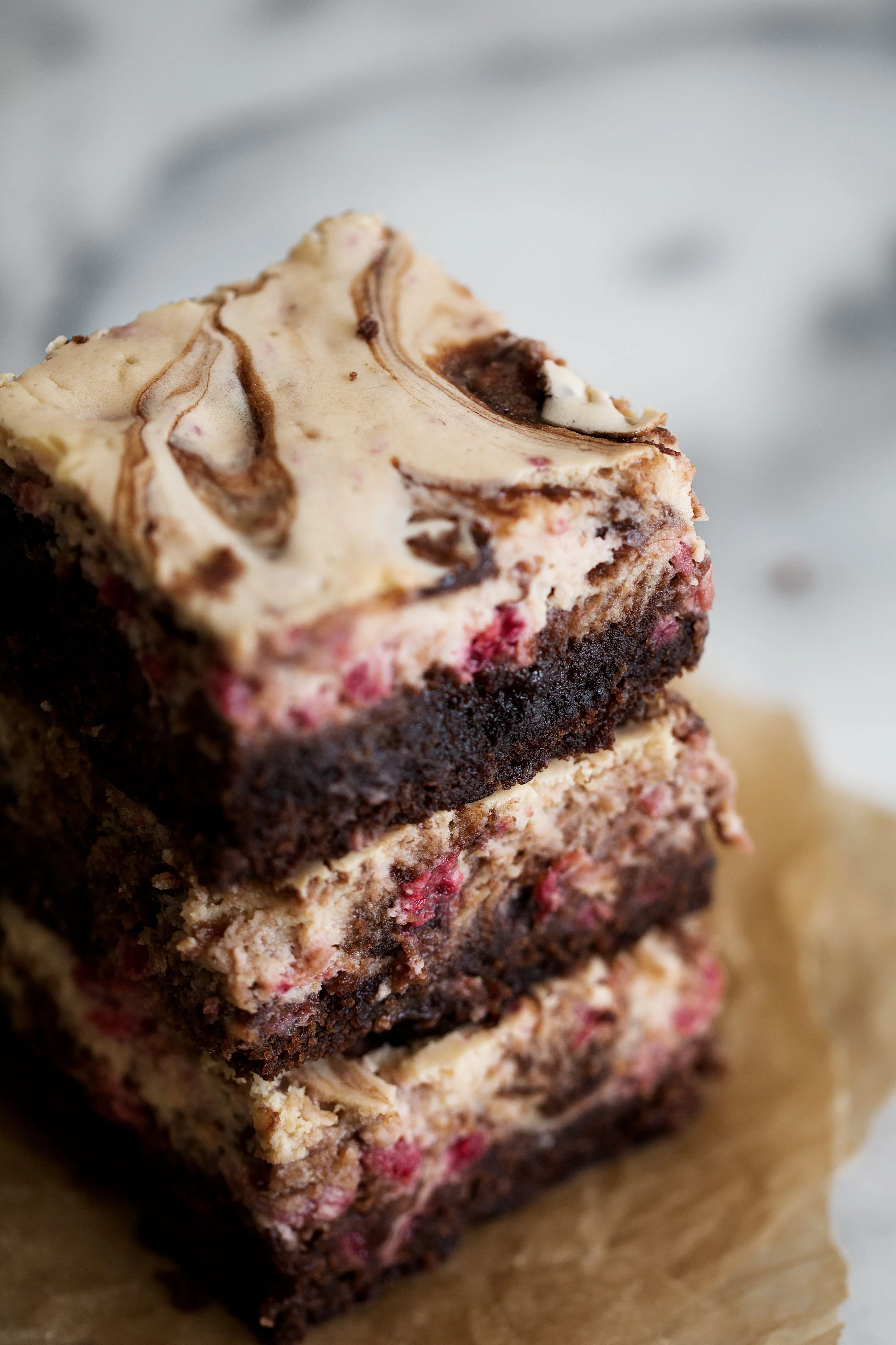 Raspberry Cream Cheese Brownies — Cooking with Cocktail Rings