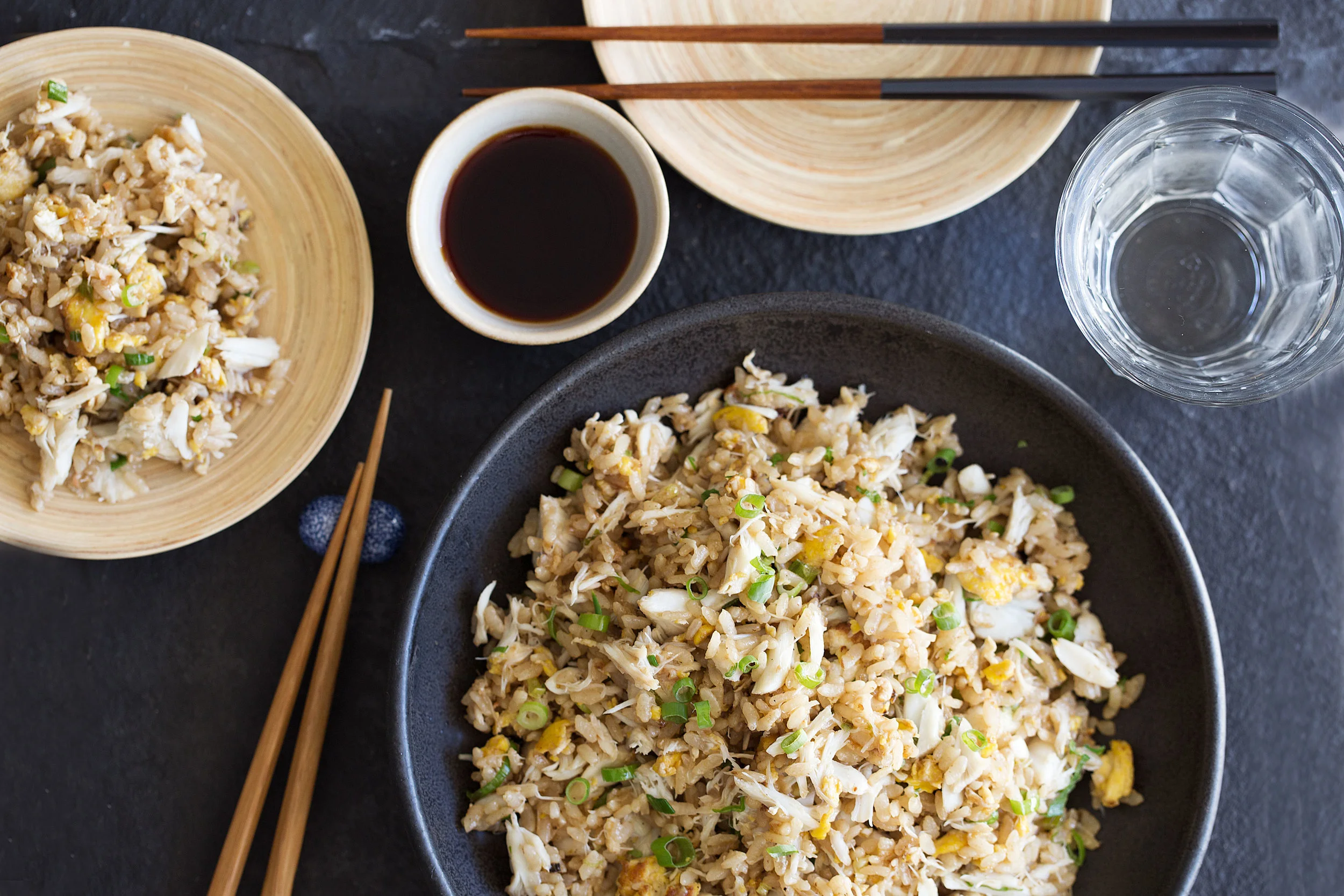 Garlic Crab Fried Rice — Cooking with Cocktail Rings