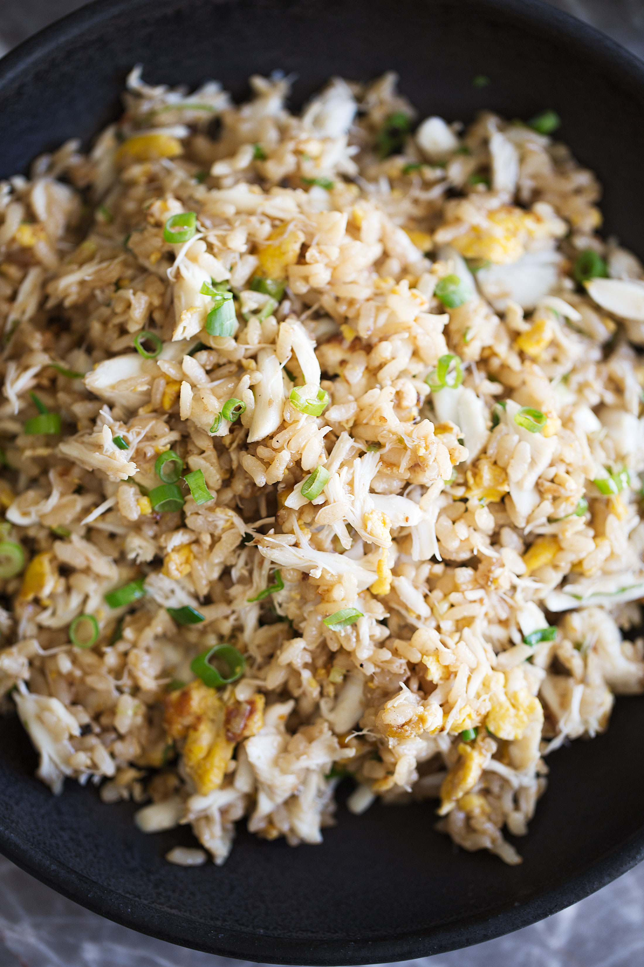 Garlic Crab Fried Rice — Cooking with Cocktail Rings