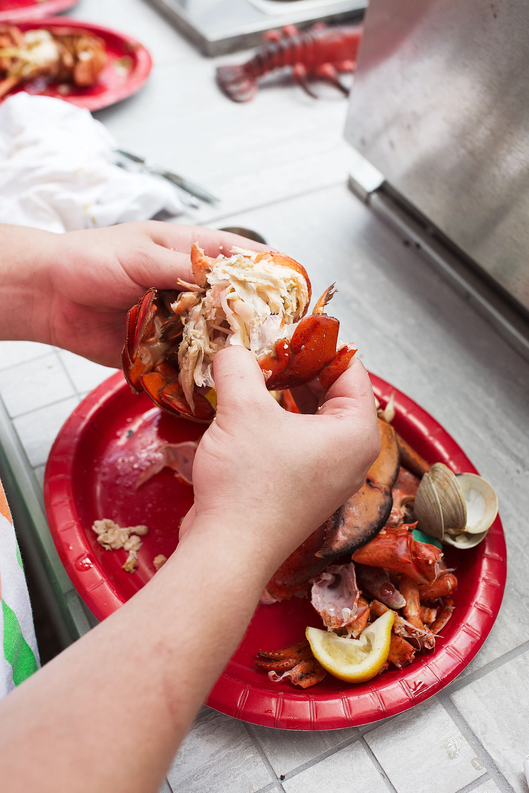 Classic New England Lobster Boil — Cooking with Cocktail Rings
