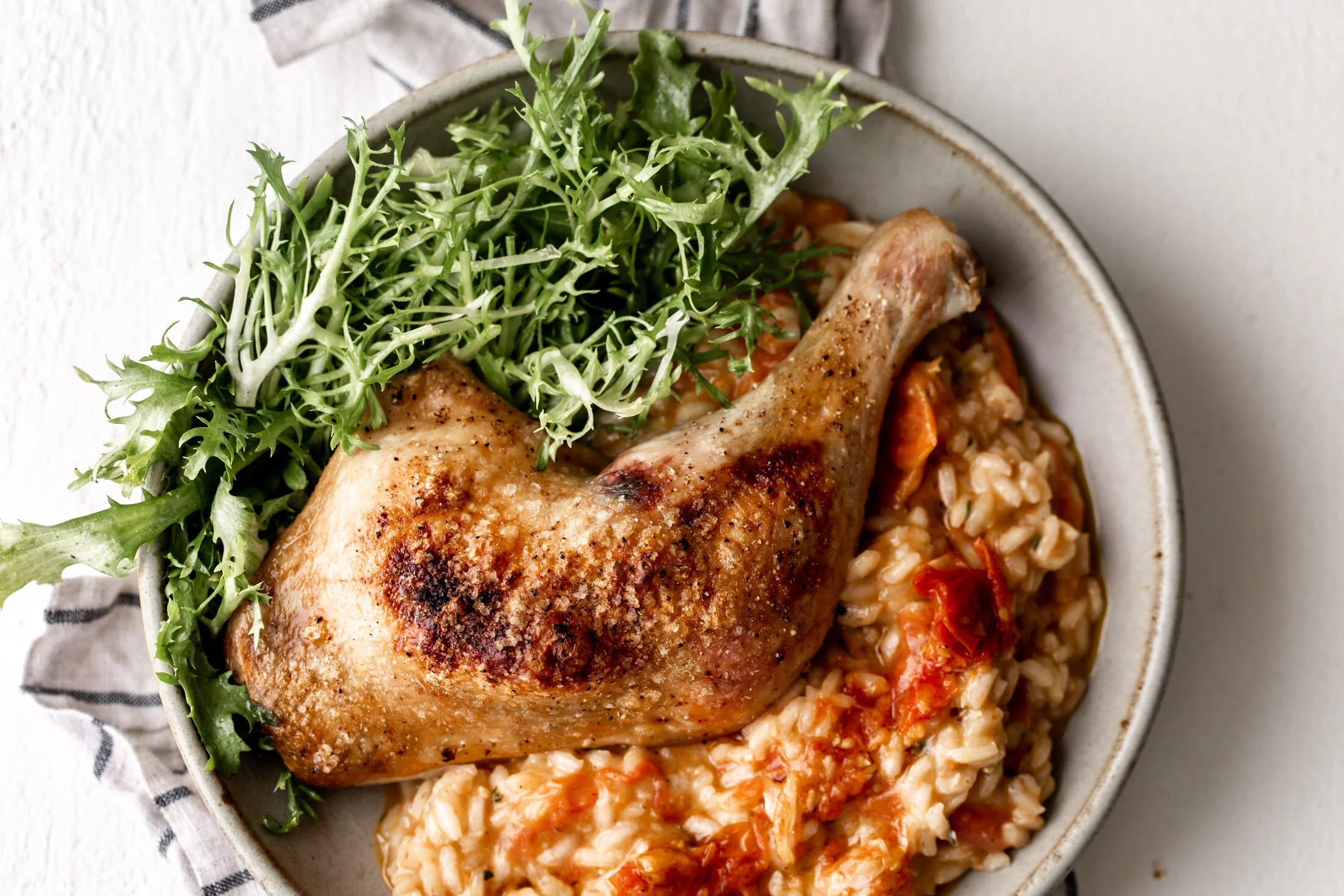 Confit Tomato Risotto — Cooking with Cocktail Rings