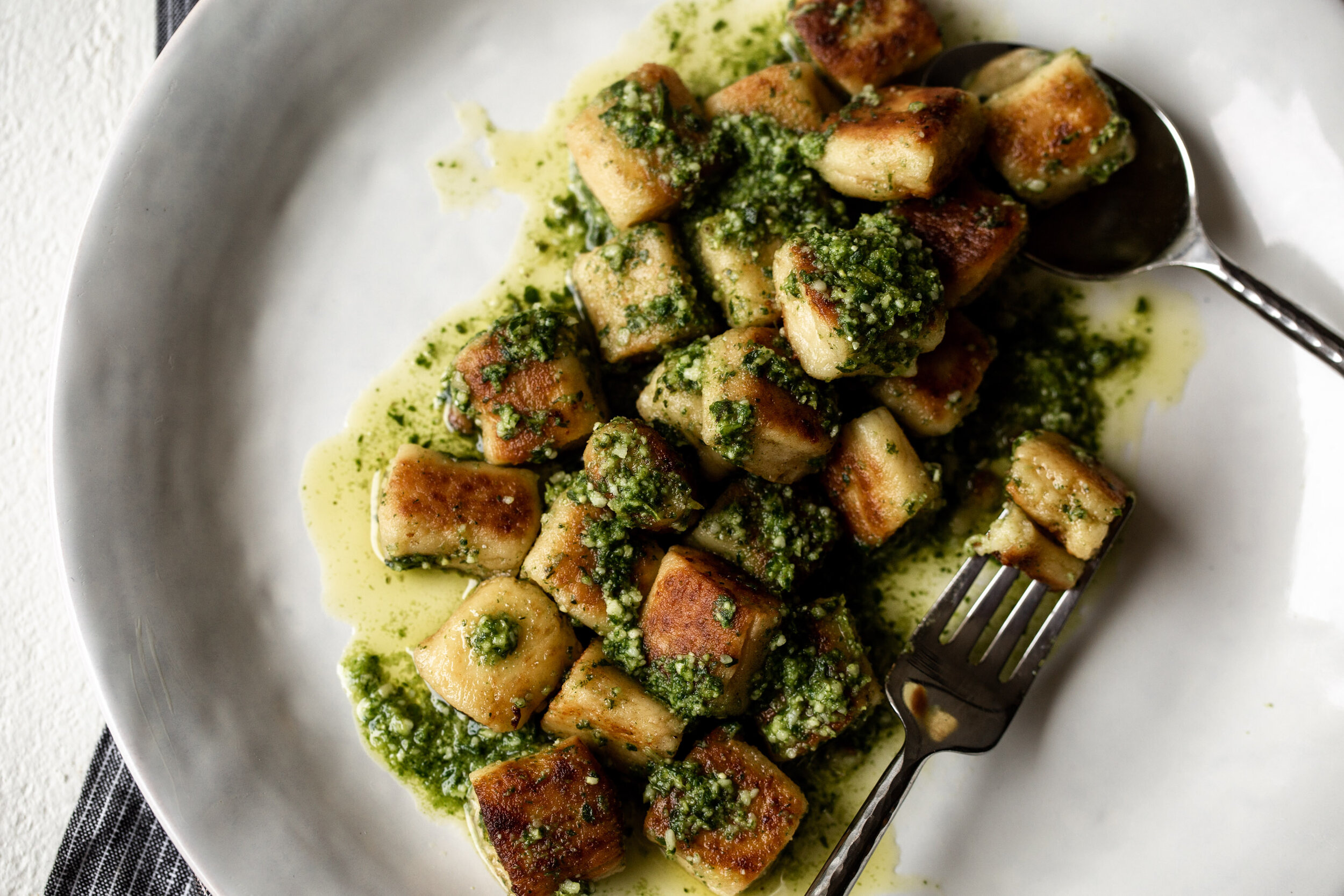 Pan-fried Ricotta Gnocchi — Cooking with Cocktail Rings