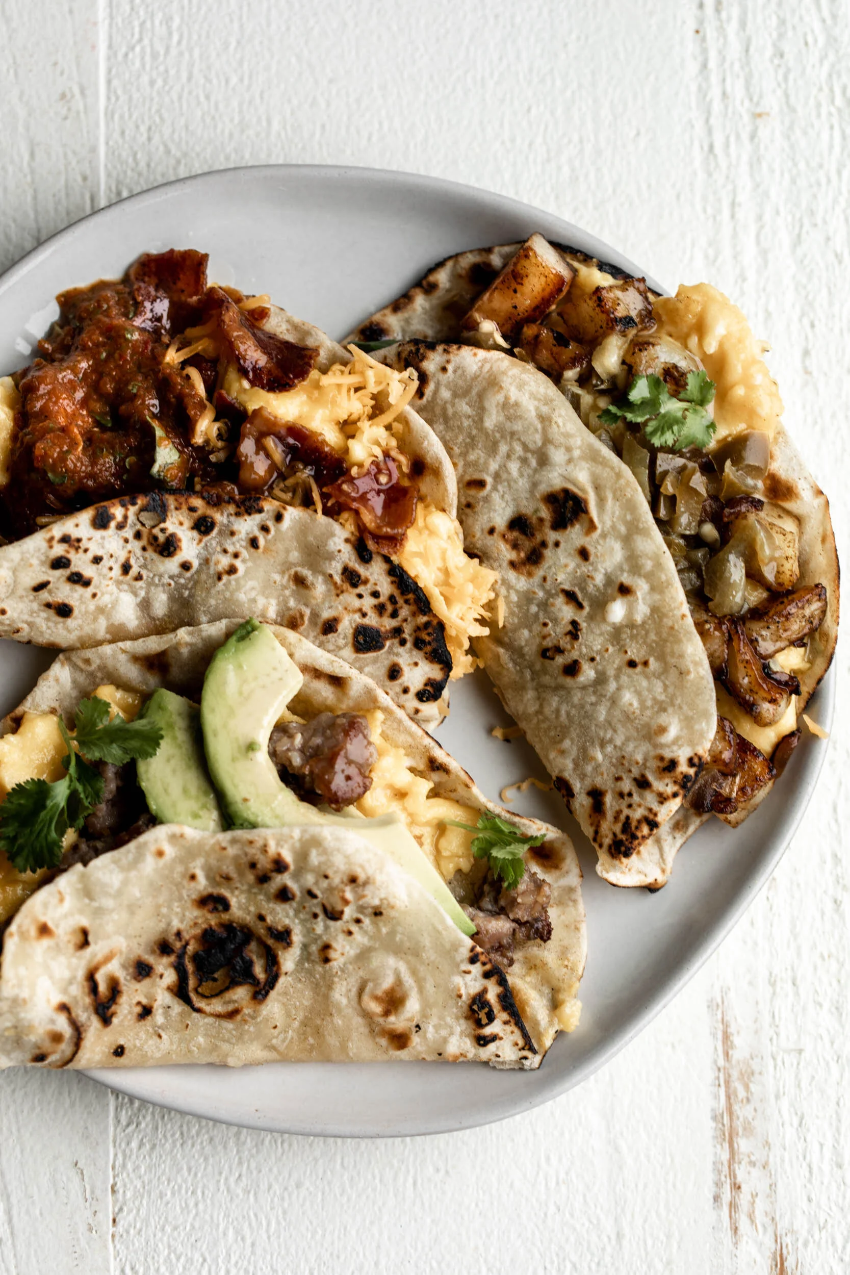 Breakfast Taco Bar with Homemade Chipotle Salsa — Cooking with Cocktail