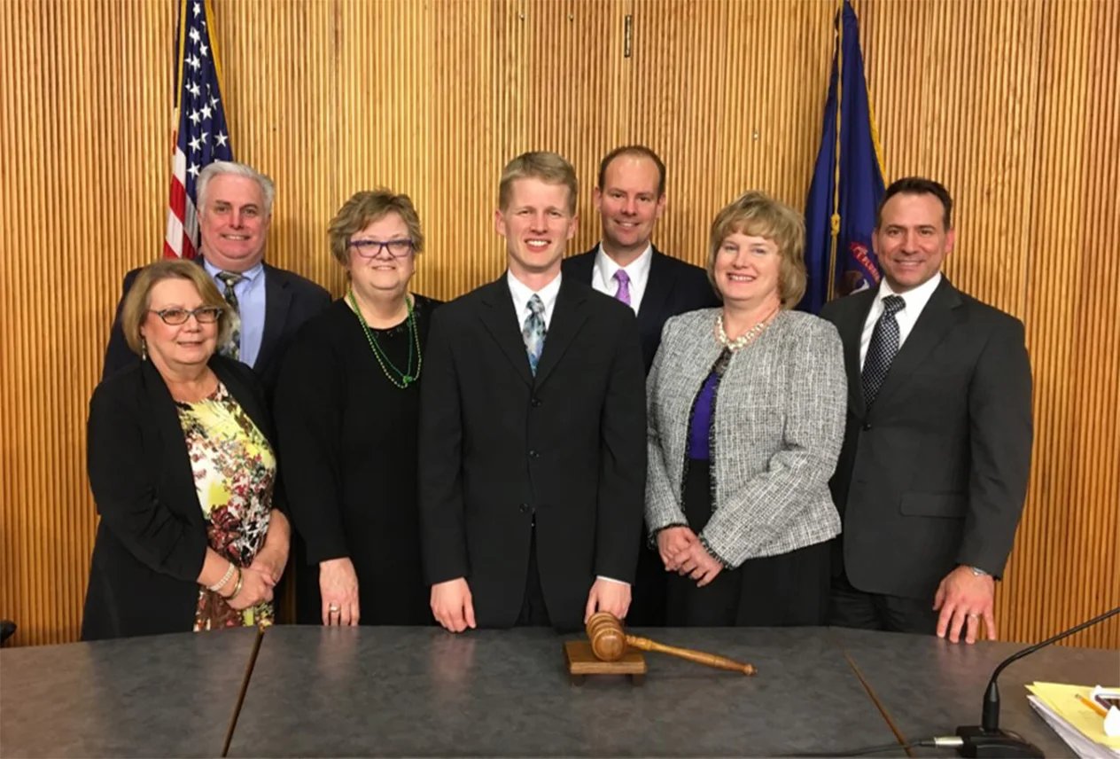 Livonia City Council: Cathy White, Brian Meakin, Laura Toy, Jim Jolly, Kathleen McIntryre, and Brandon Kritzman