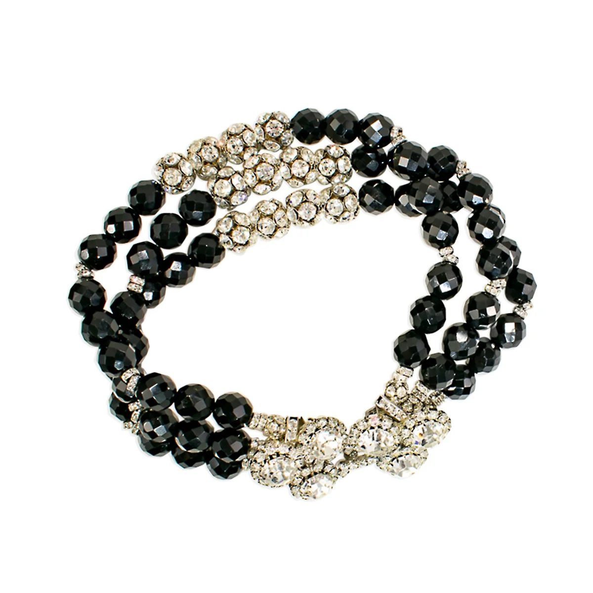 Jet and French Crystal Necklace