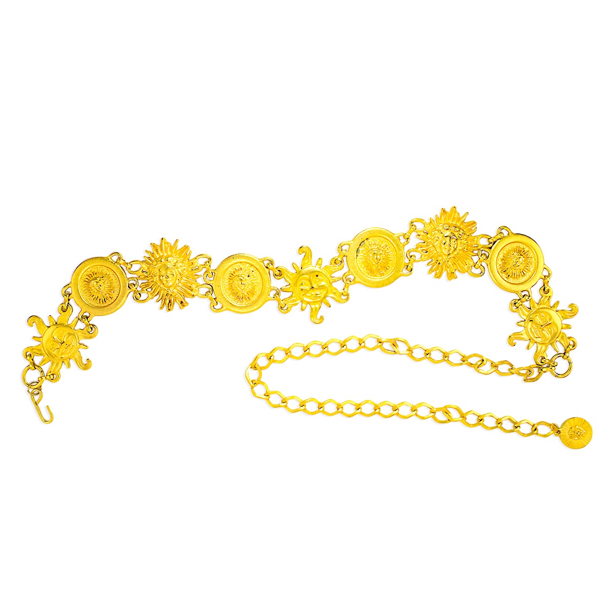 Sun and Moon Gold Belt