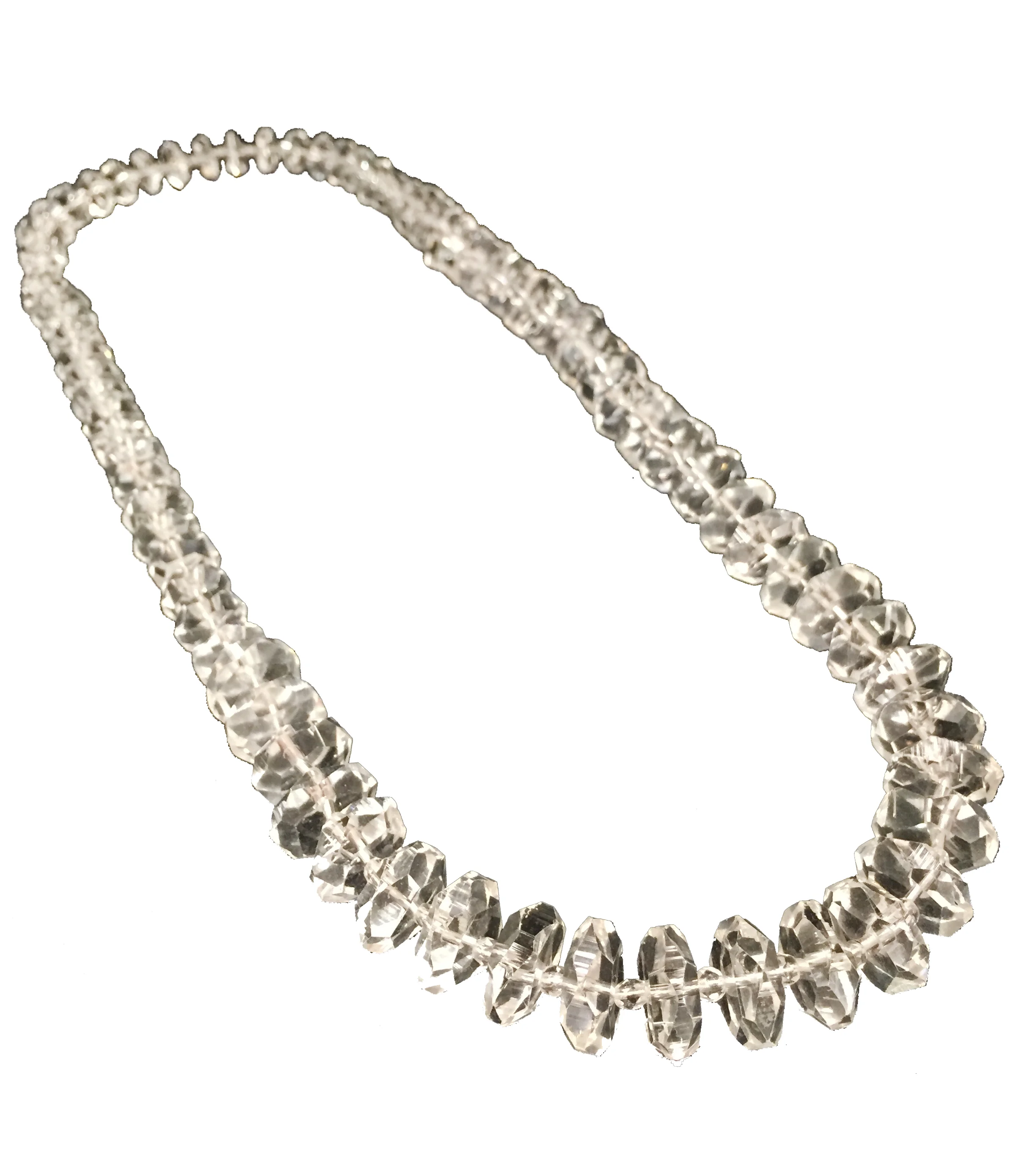 Small Clear Crystal Necklace