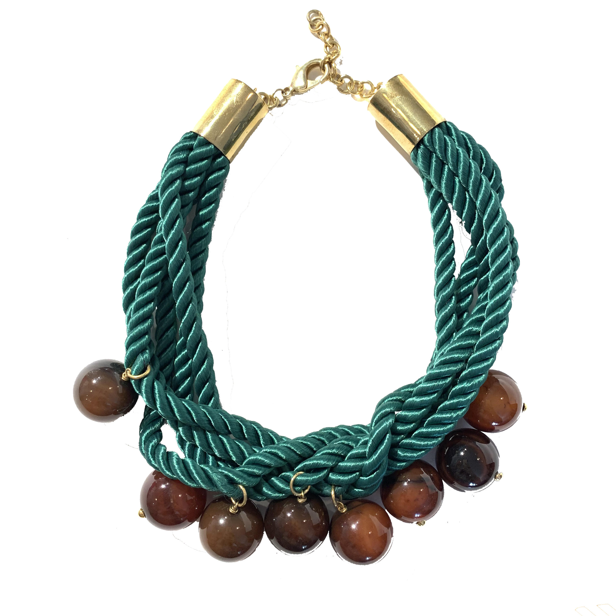 Daniel Espinosa Green Cord Necklace