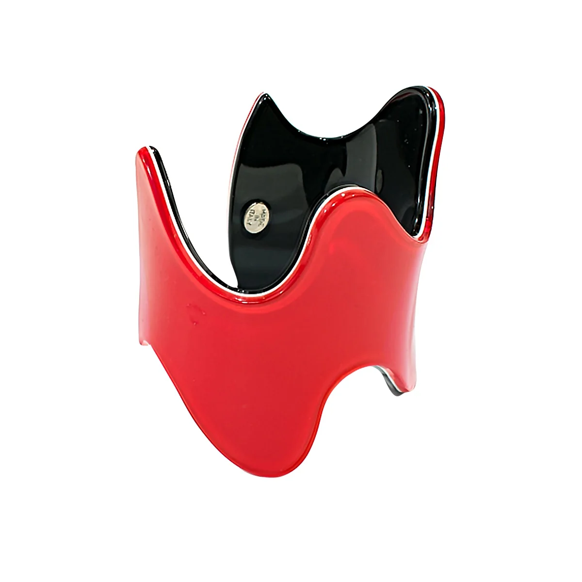 Furla Italian Red Zig-Zag Bangle 