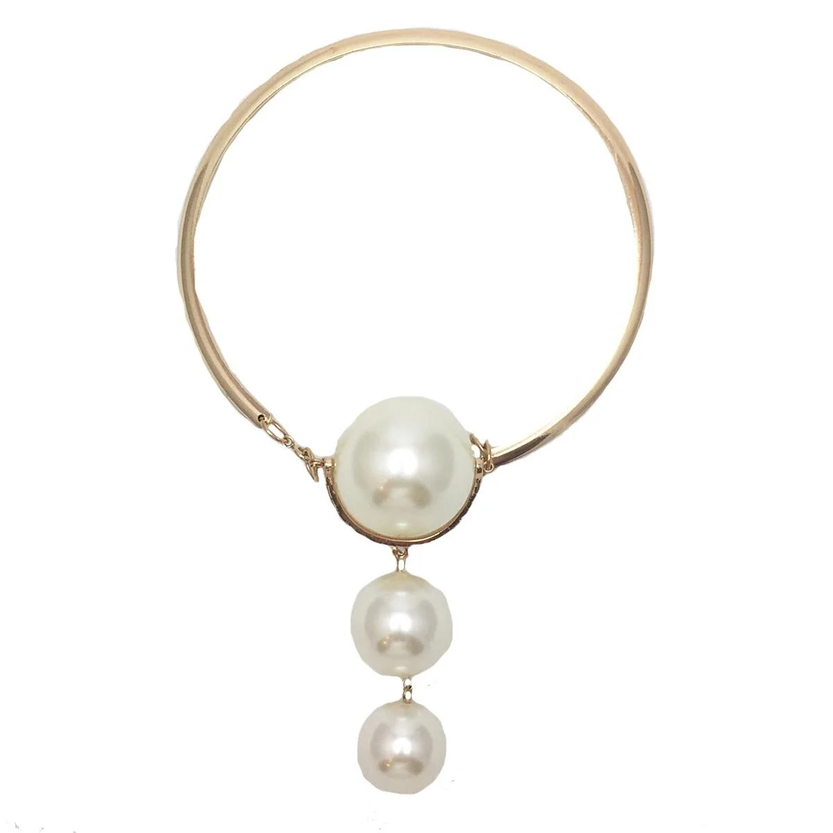Three Tier Pearl Choker