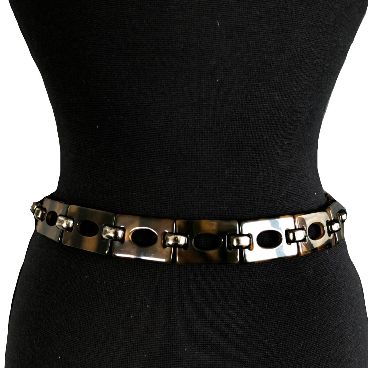 Richard Campel Tortus Shell and Gun Metal Belt