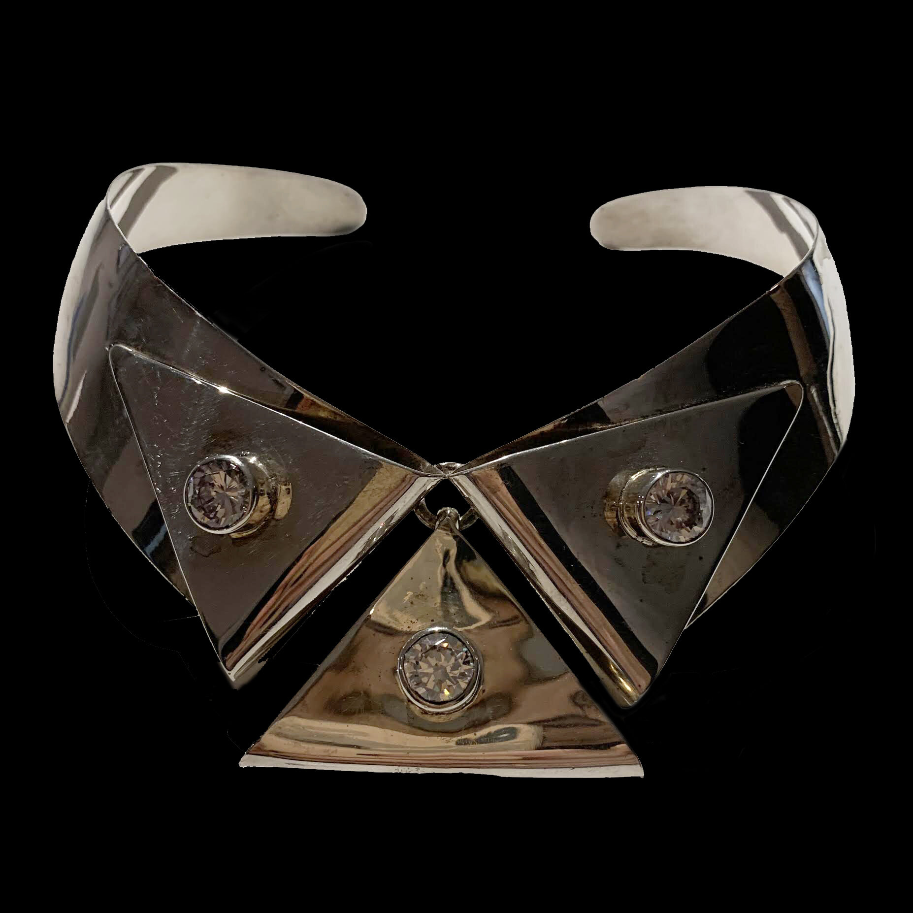 Armani 80s Sterling Silver Collar