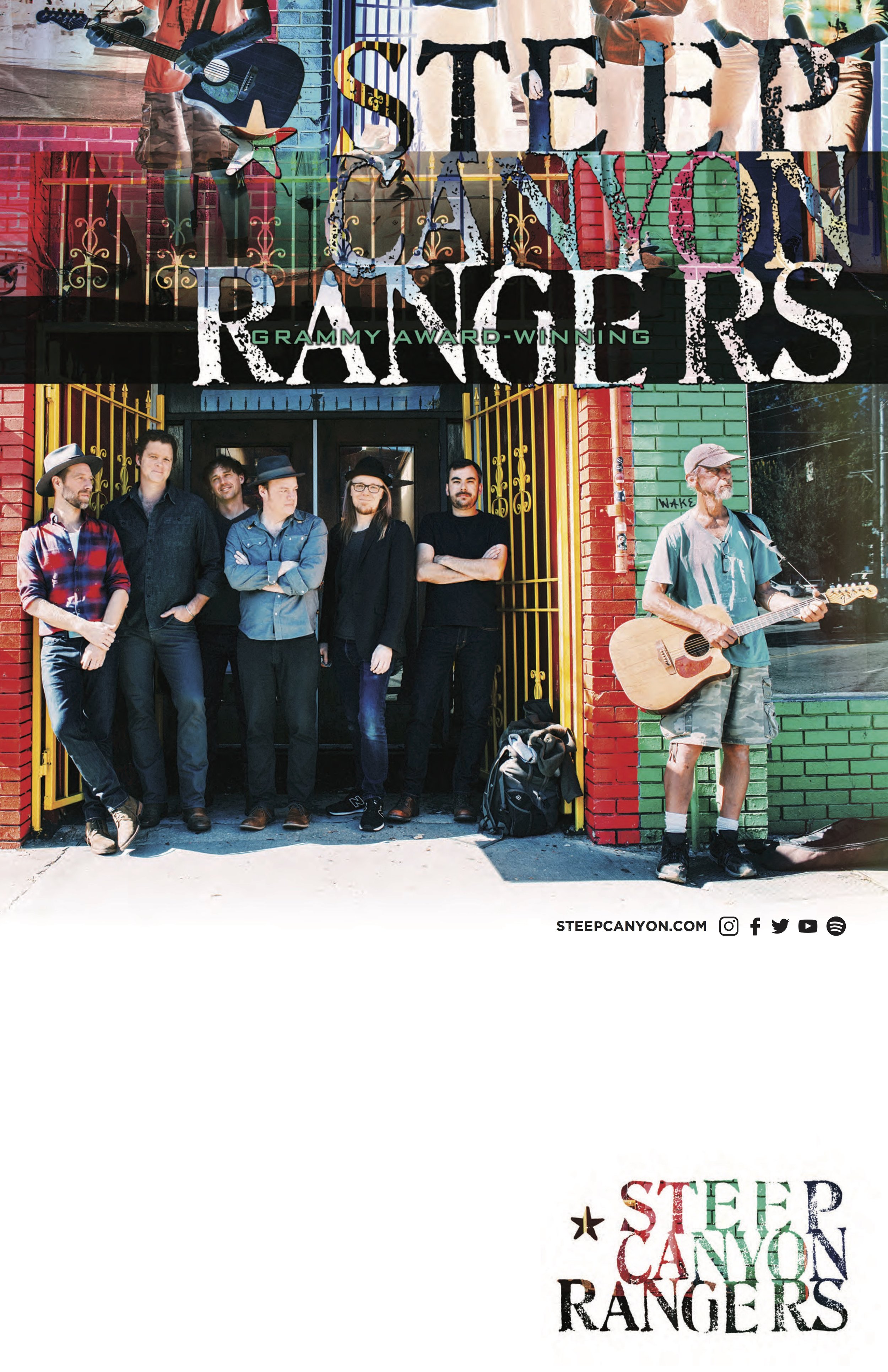 FREE Folk Poster! STEEP CANYON RANGERS Out In The Open 2018 Ltd Ed RARE Poster 