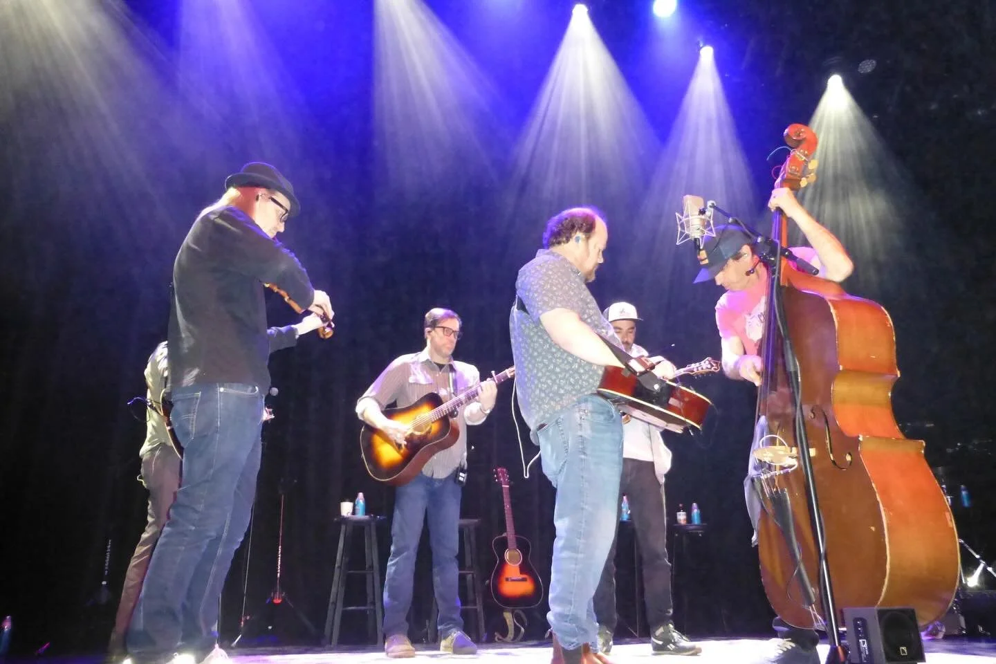 Brought along the old school digital camera from 90&rsquo;s to get photos of these old school guys from the 90&rsquo;s!  Thanks to everyone who came out to the shows in Colorado last weekend.  We had a blast!  #steepcanyonrangers