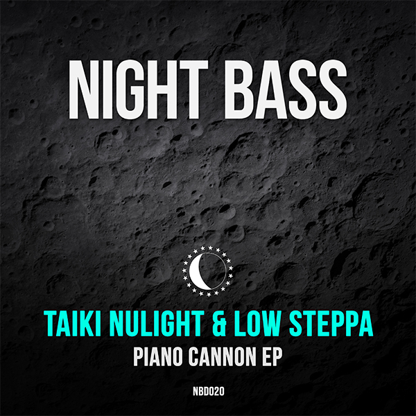 Taiki Nulight and Low Steppa, two of our long time friends and favorite producers link up again for "Piano Cannon", their second EP on Night Bass. The styles of the two producers collide in perfect form starting with the bouncy bubbling bass of the infectious title track, followed by the darker, quirky b-side cut "Lazer". Two big guns from two big guns of bass-heavy house music.
