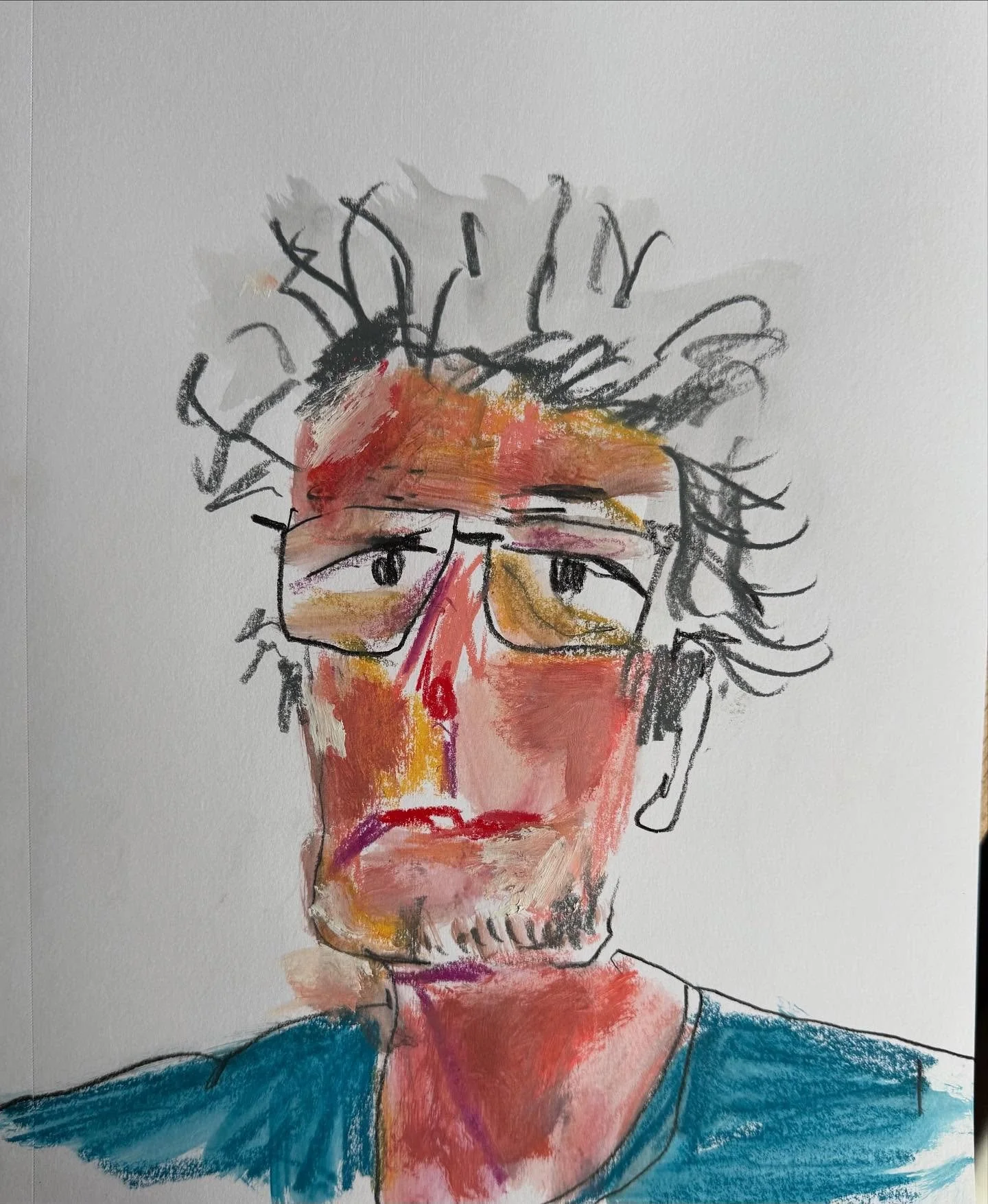 Recently made a post of these lil sketches from my magical Monday practice of @drawingisfree_org  but it disappeared! The good people of @drawingisfree_org make my week and keep my hand moving. I am full of gratitude for Chlo&eacute;, and everyone wh