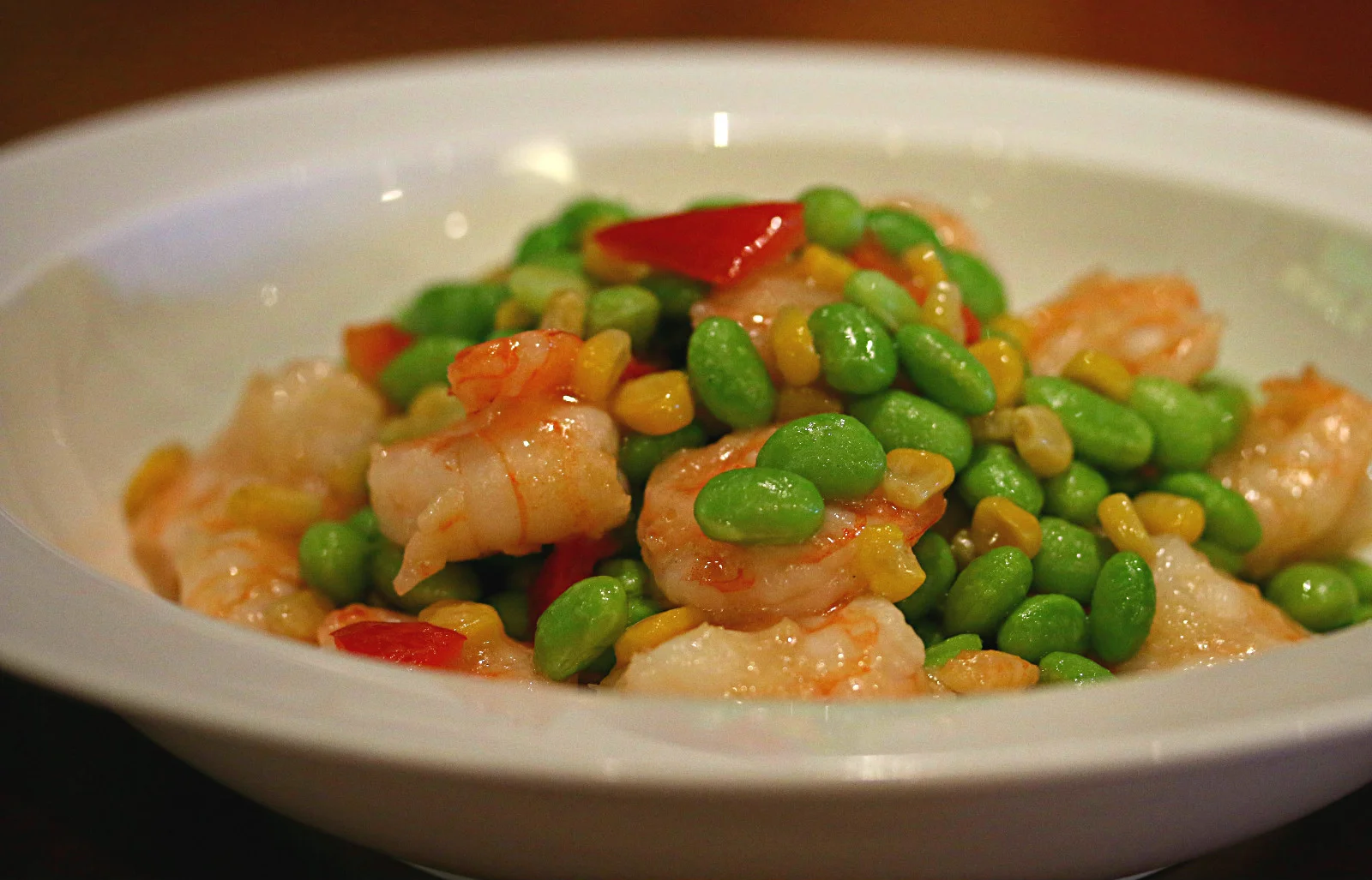 青豆玉米虾