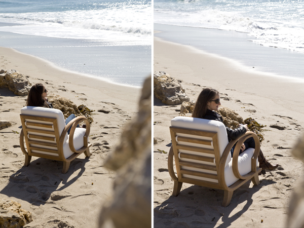 Meanwhile, I take a quick break because photo shoots are hard work. 