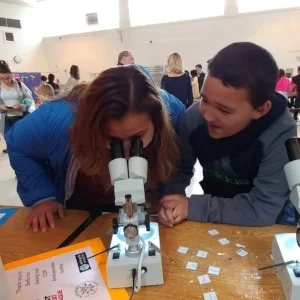 Students and parents learning together. :-)