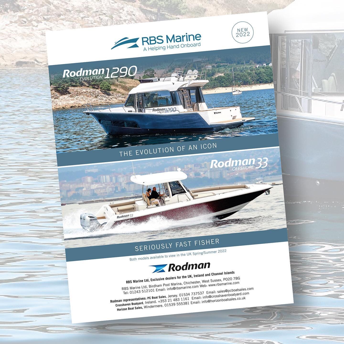 Lovely to work with @rbs_marine . Look at these two beauties 🛥- Two new boat models in the UK this year, so some magazine ads are in order.
#boatmodels #boatingadvertising #magazineart #printing #print #bognorregisbusiness #chichestermarina