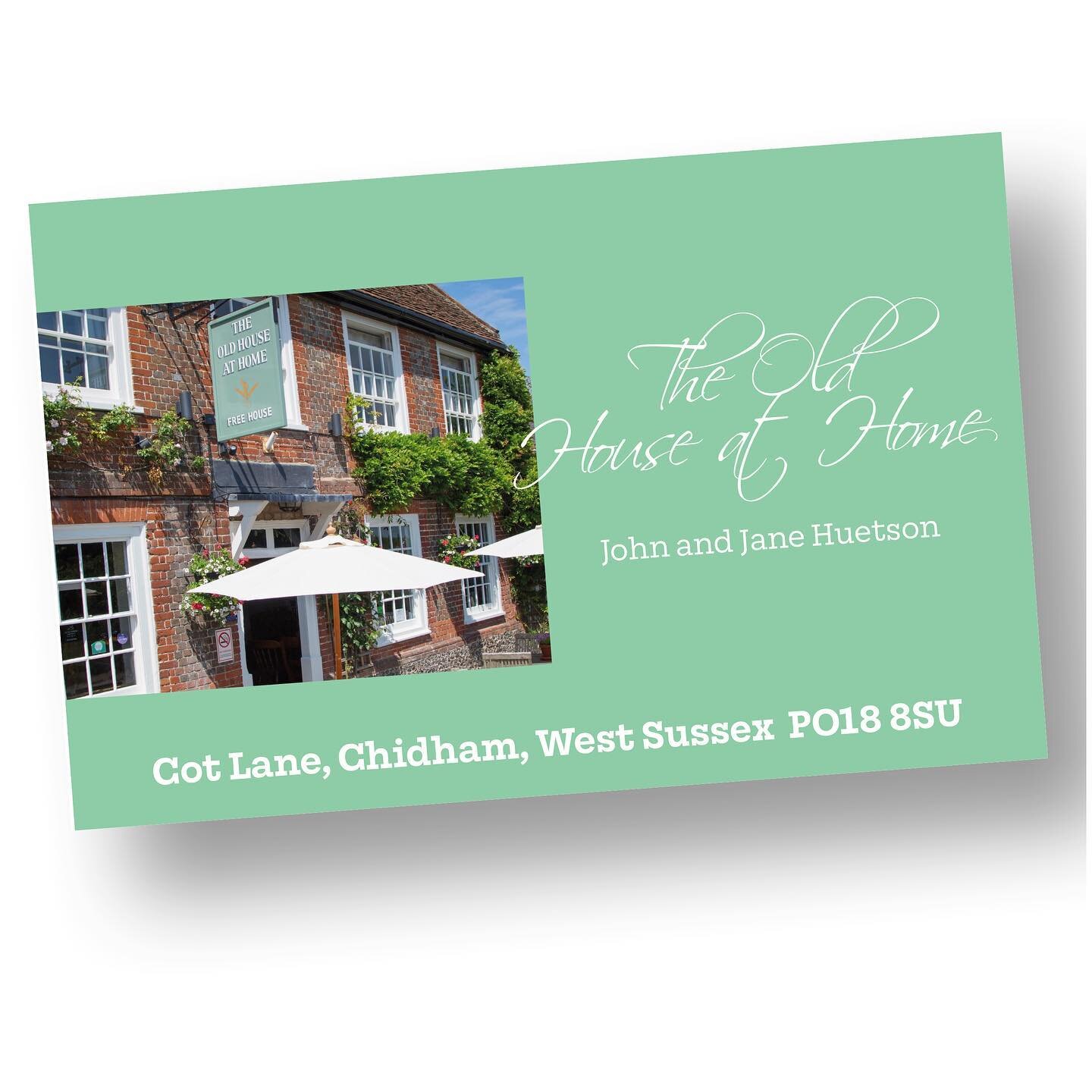 The Old House at Home - Business cards with a new look! It&rsquo;s important to get all the business details correct. All print and digital aspects are important to link together in brand style. 
#businesscardschichester #businesscards #branddesign #