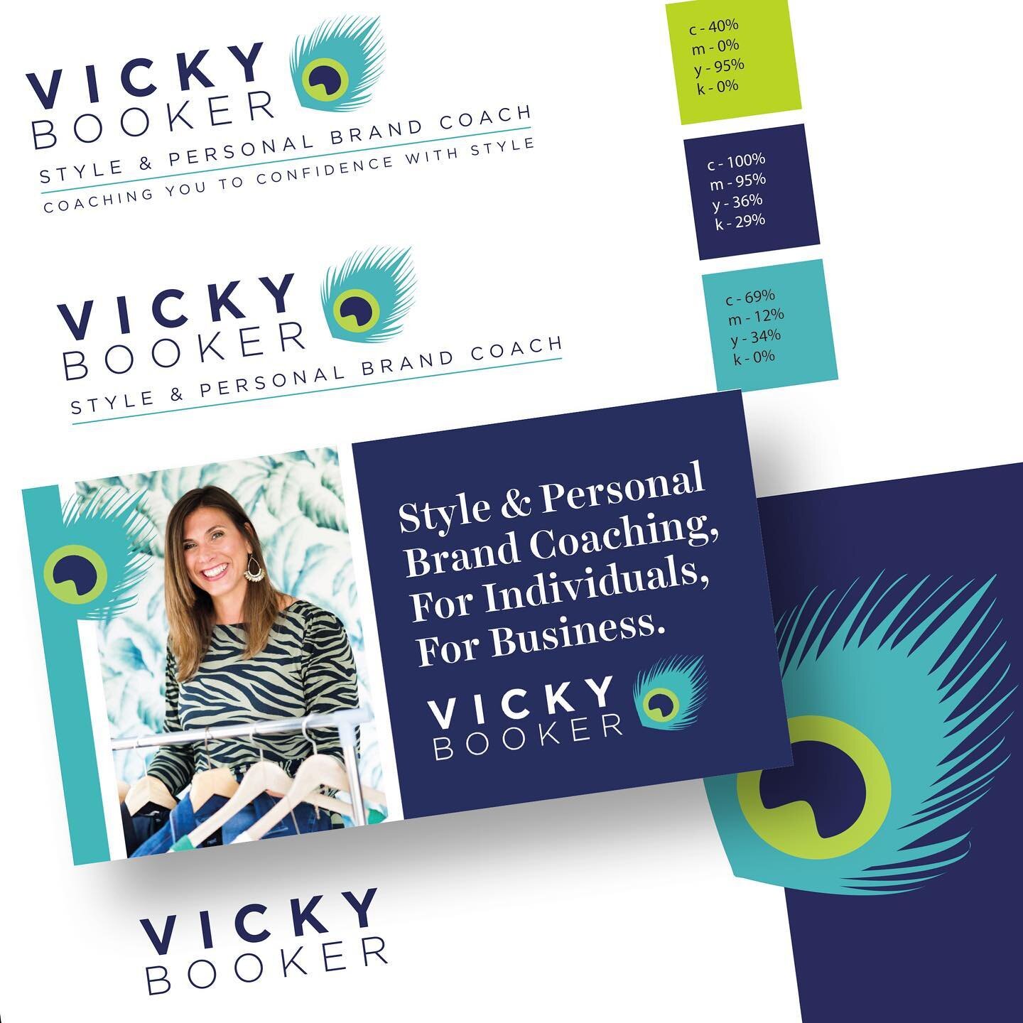 Creating a fresh identity also means standing the test of time. This identity for @vickybookerstyle is proof that the right colours and styling keep the brand image alive.
Colour palette, fonts, and basic brand guidelines keep all consistent.

#colou