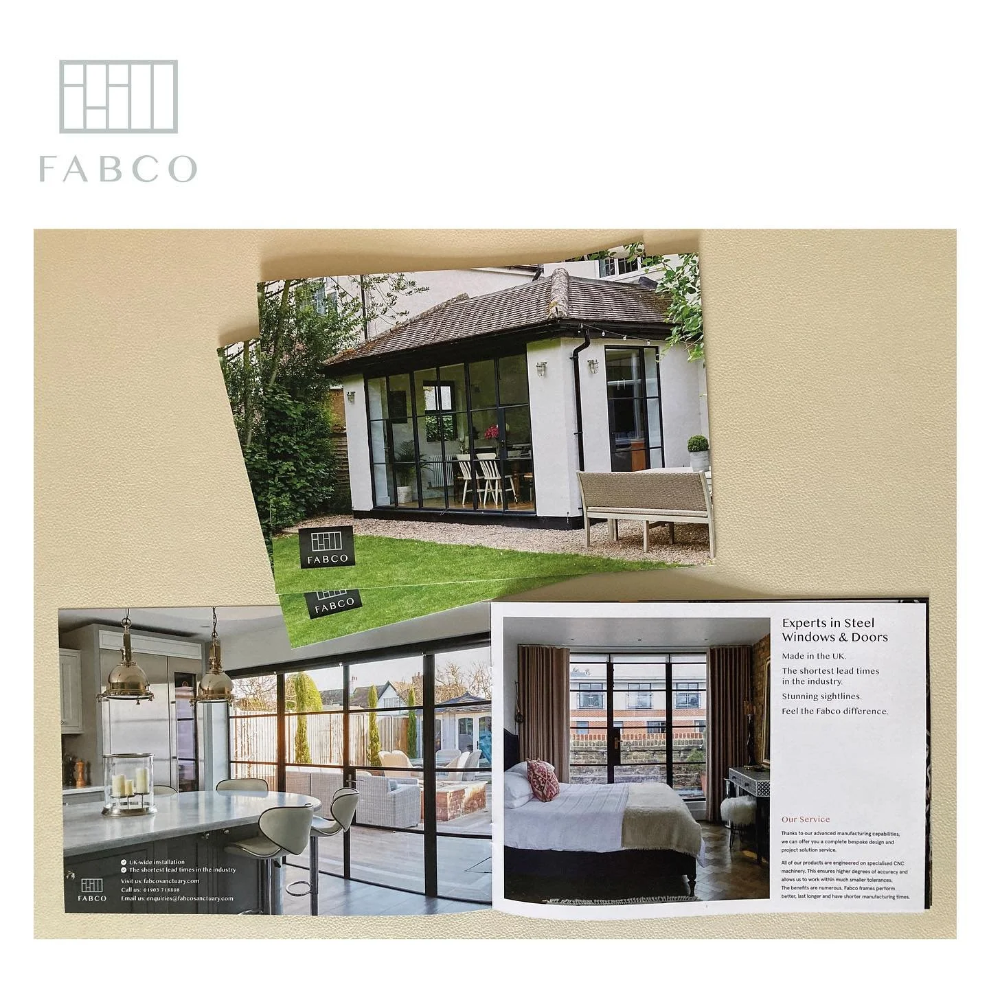 So lovely to work with @fabcosanctuaryltd on their brand new luxury brochure design and print. What a great project. 🙌🏽

Specialists in design, manufacture and installation of Bespoke doors and windows.

#fabco #luxurybrochure #design&amp;print #ar