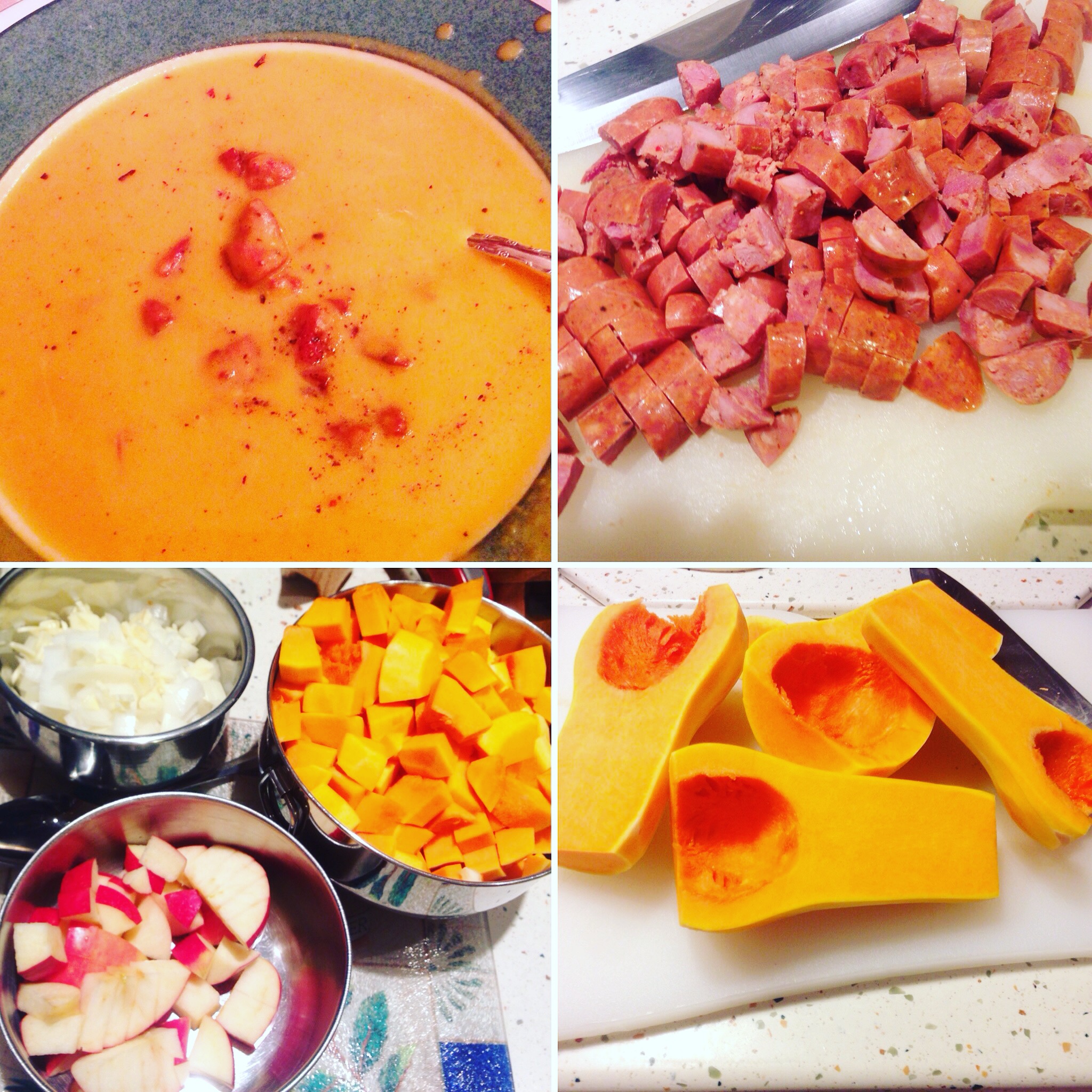 Simple Ingredients + Love = Delicious Butternut Apple Soup