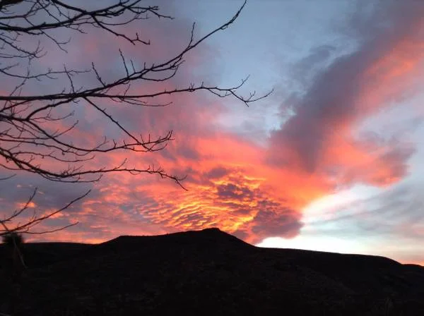 Sunset at Jemez Homestead