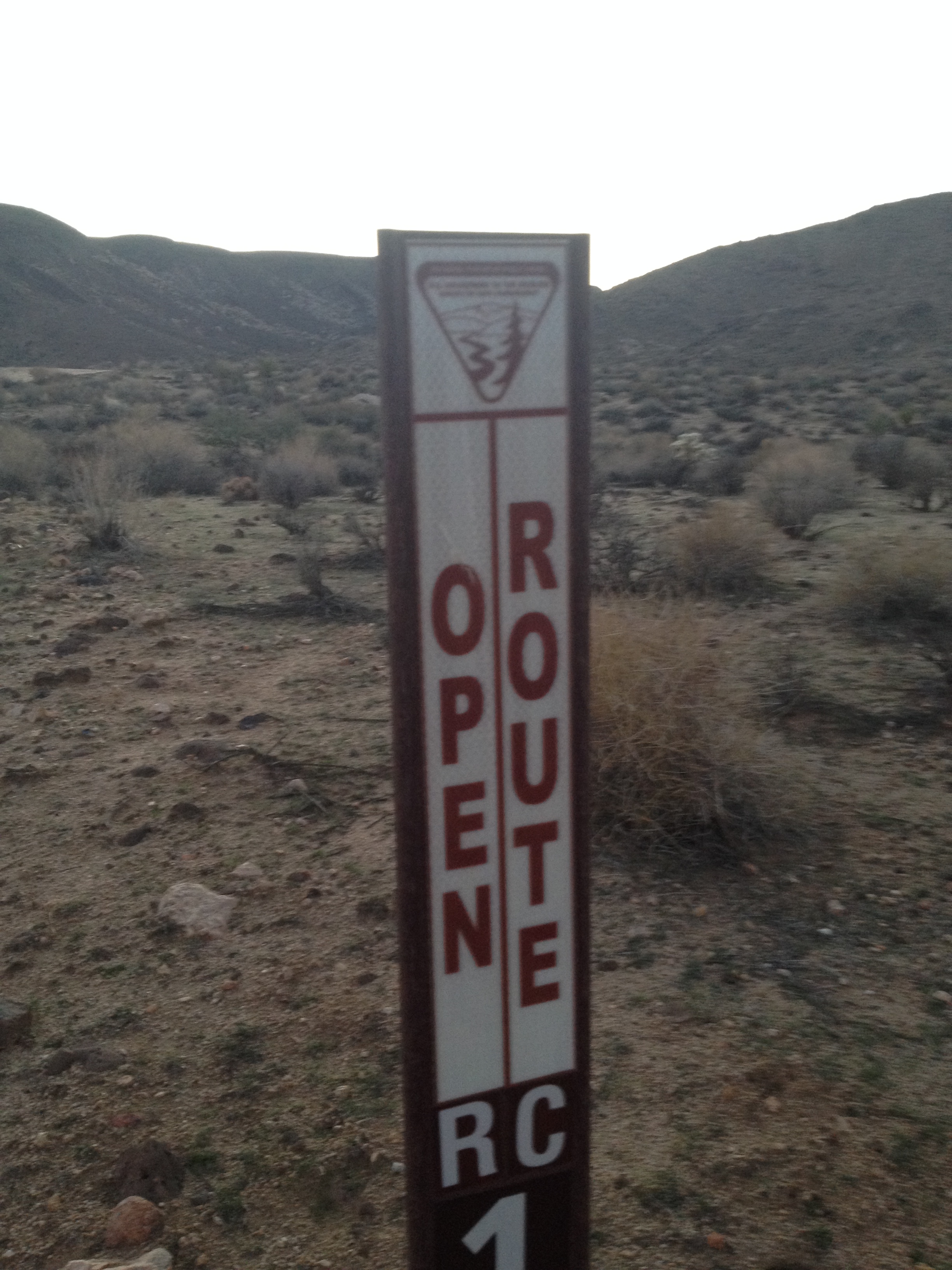 Rocking Chair Ranch Road marker