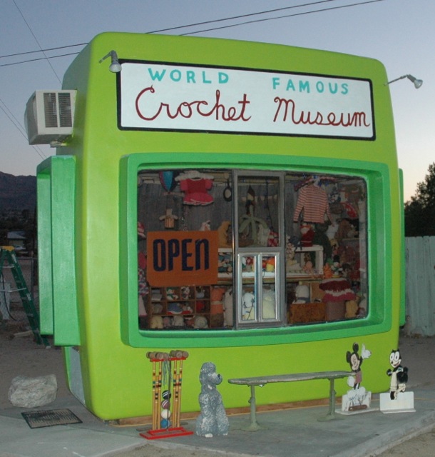 ART: WORLD FAMOUS CROCHET MUSEUM image © sharielf.com