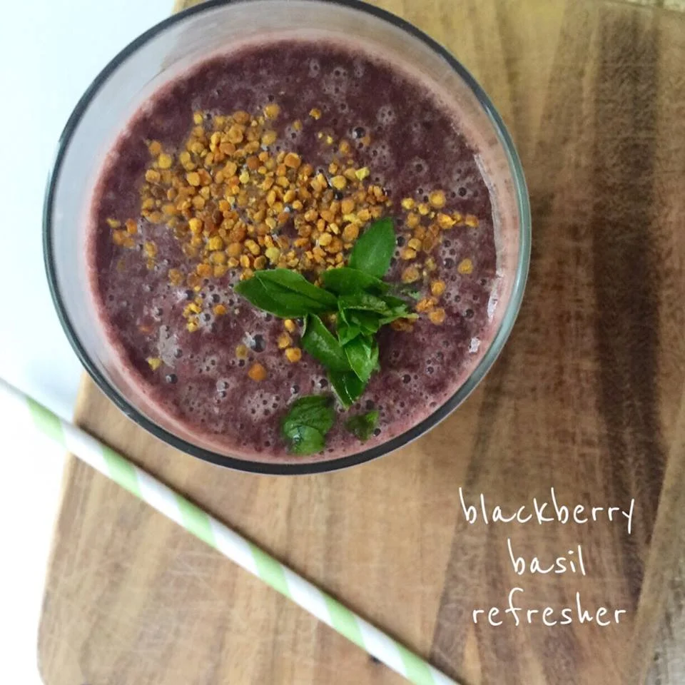 Blackberry-Basil Refresher