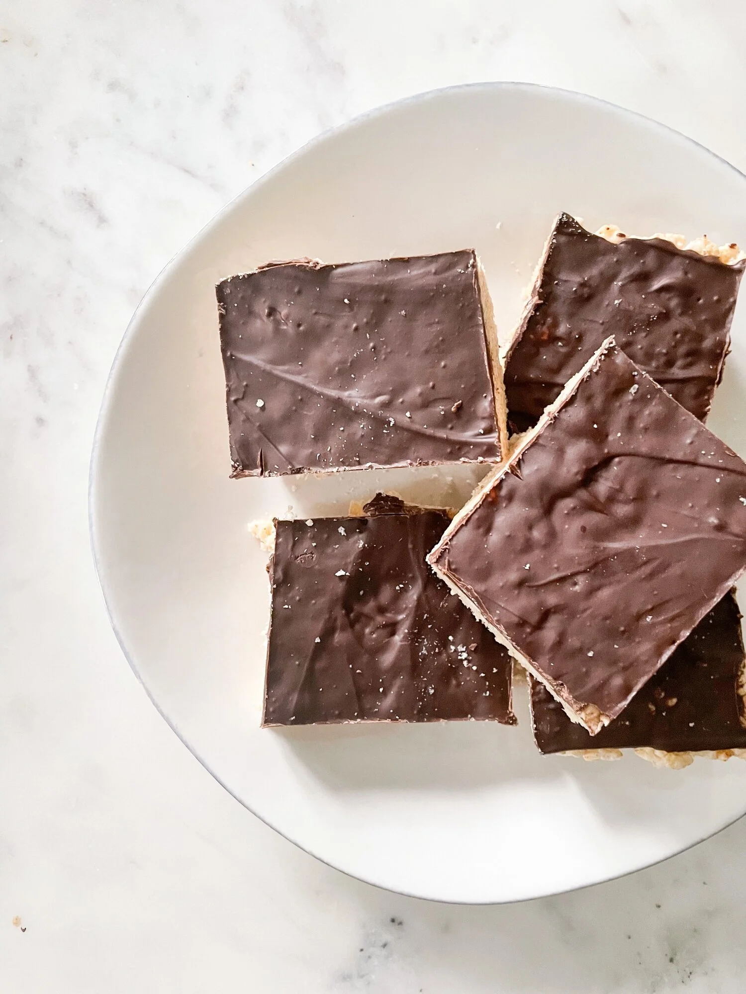 Peanut Butter + Chocolate Rice Krispies 