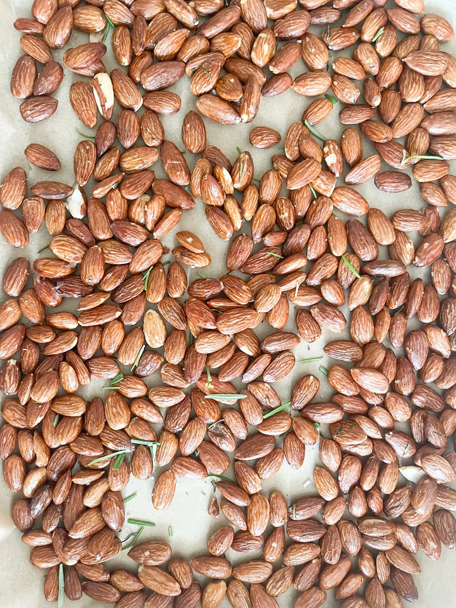 Roasted Maple Rosemary Almonds